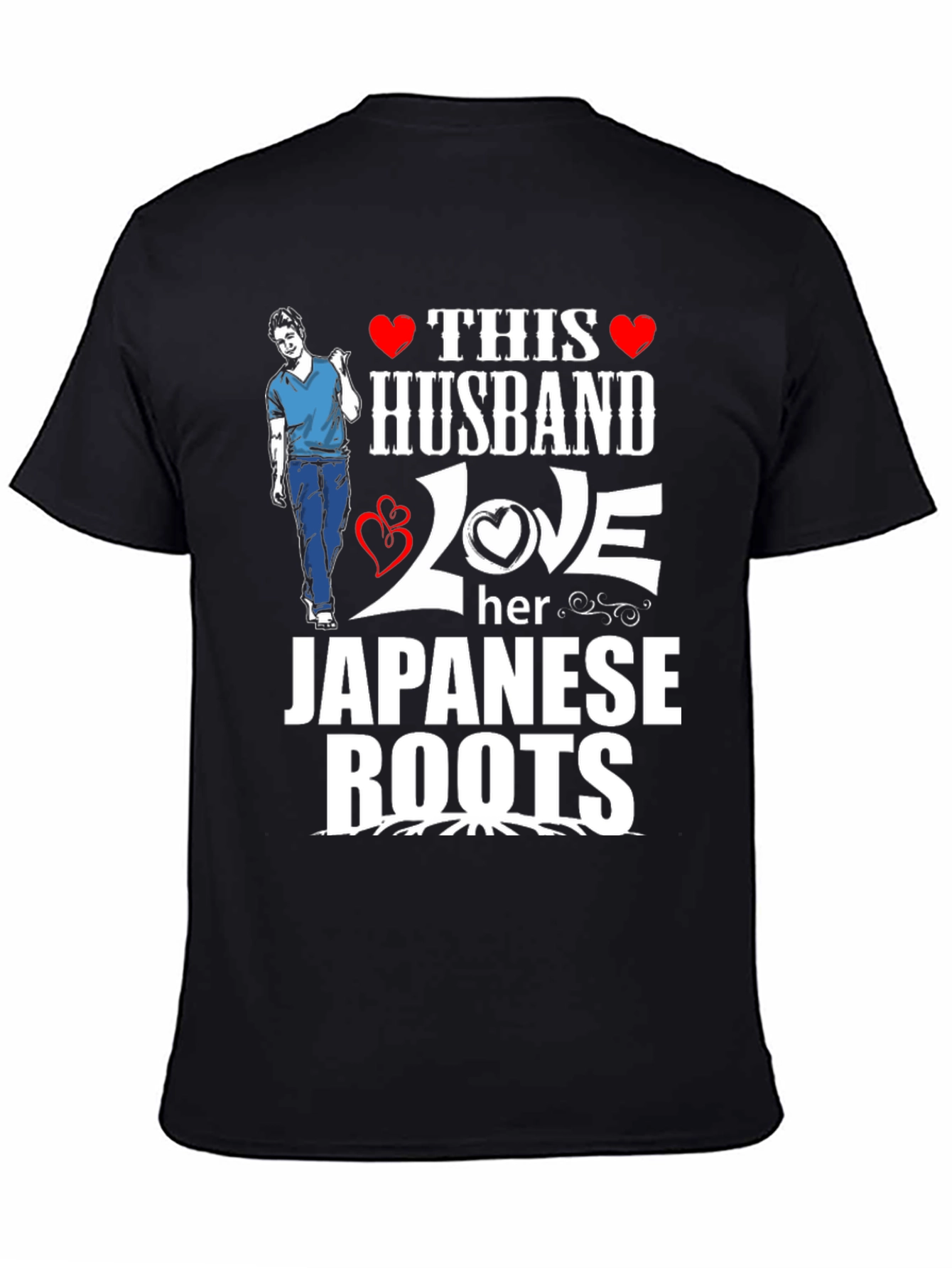 Husband Loves Japanese Roots Graphic Tee