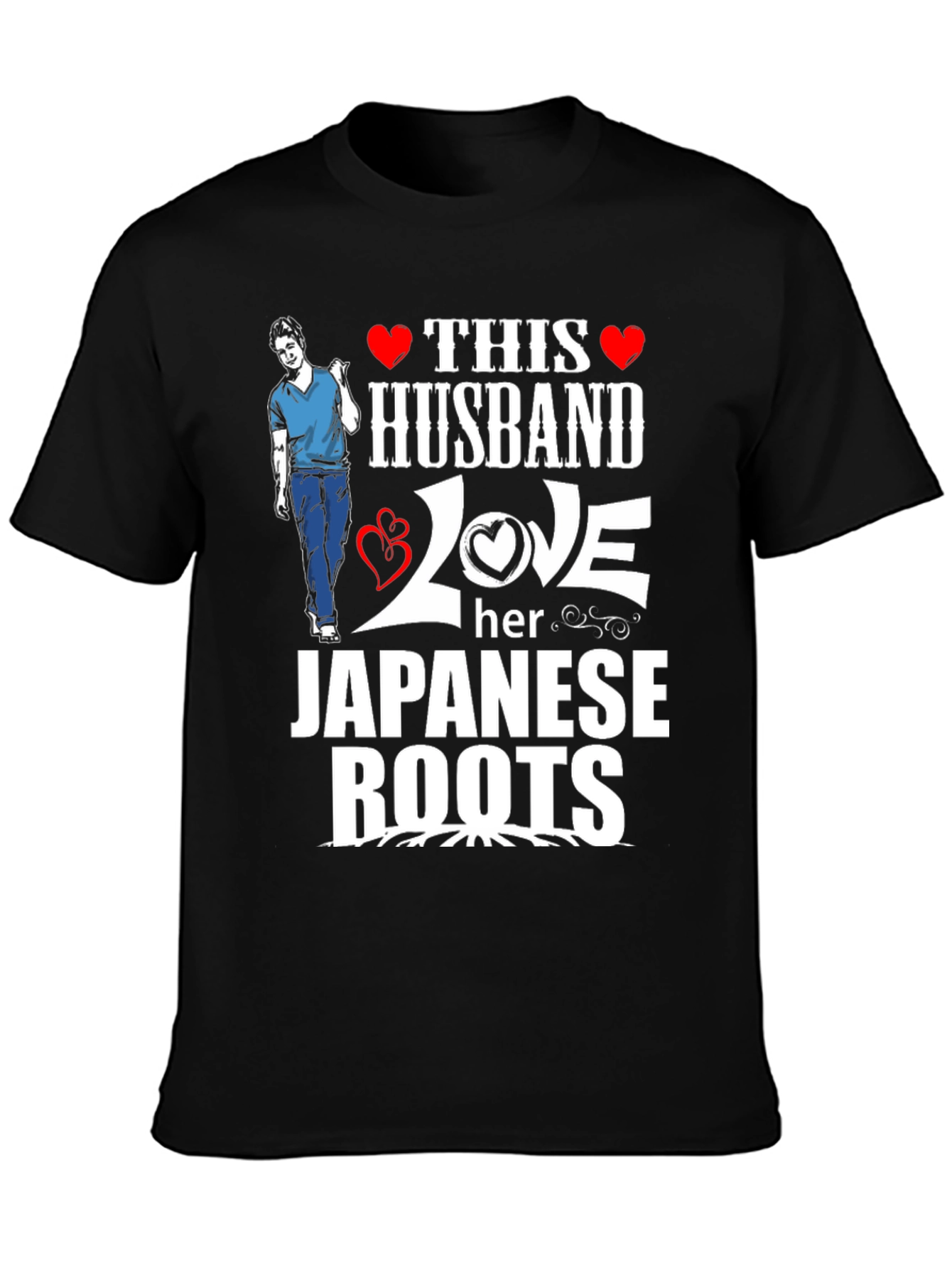 Husband Loves Japanese Roots Graphic Tee