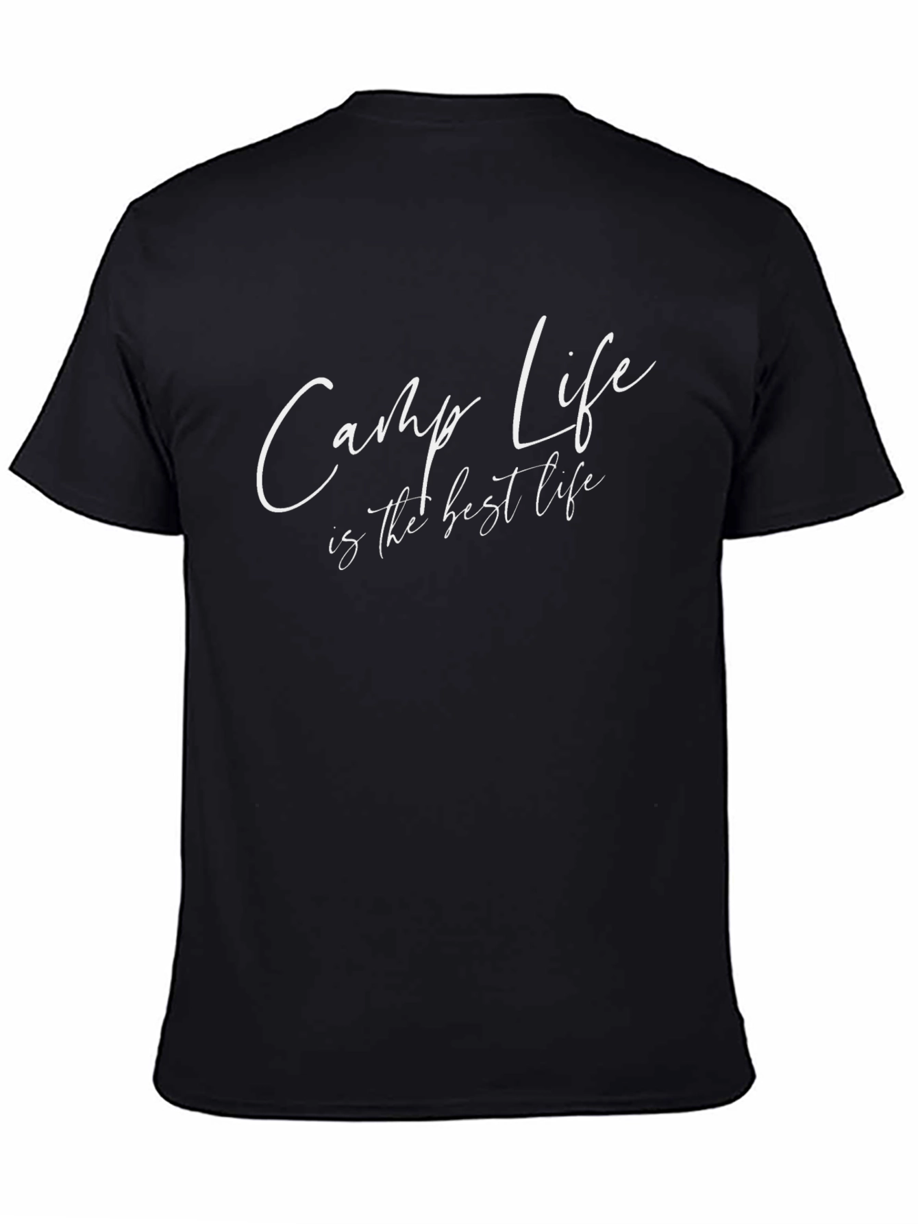 Camp Life Black T-Shirt - Best Life Tee