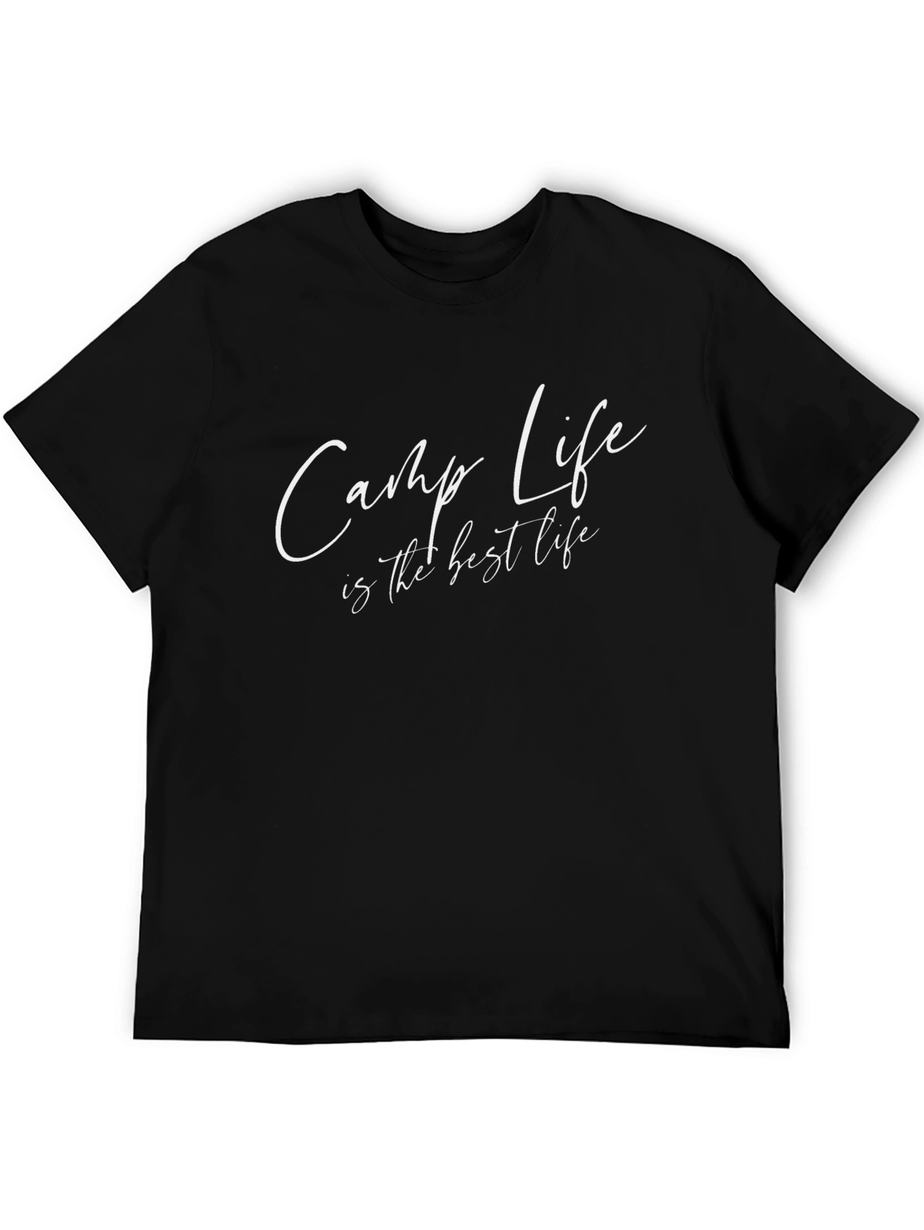 Camp Life Black T-Shirt - Best Life Tee