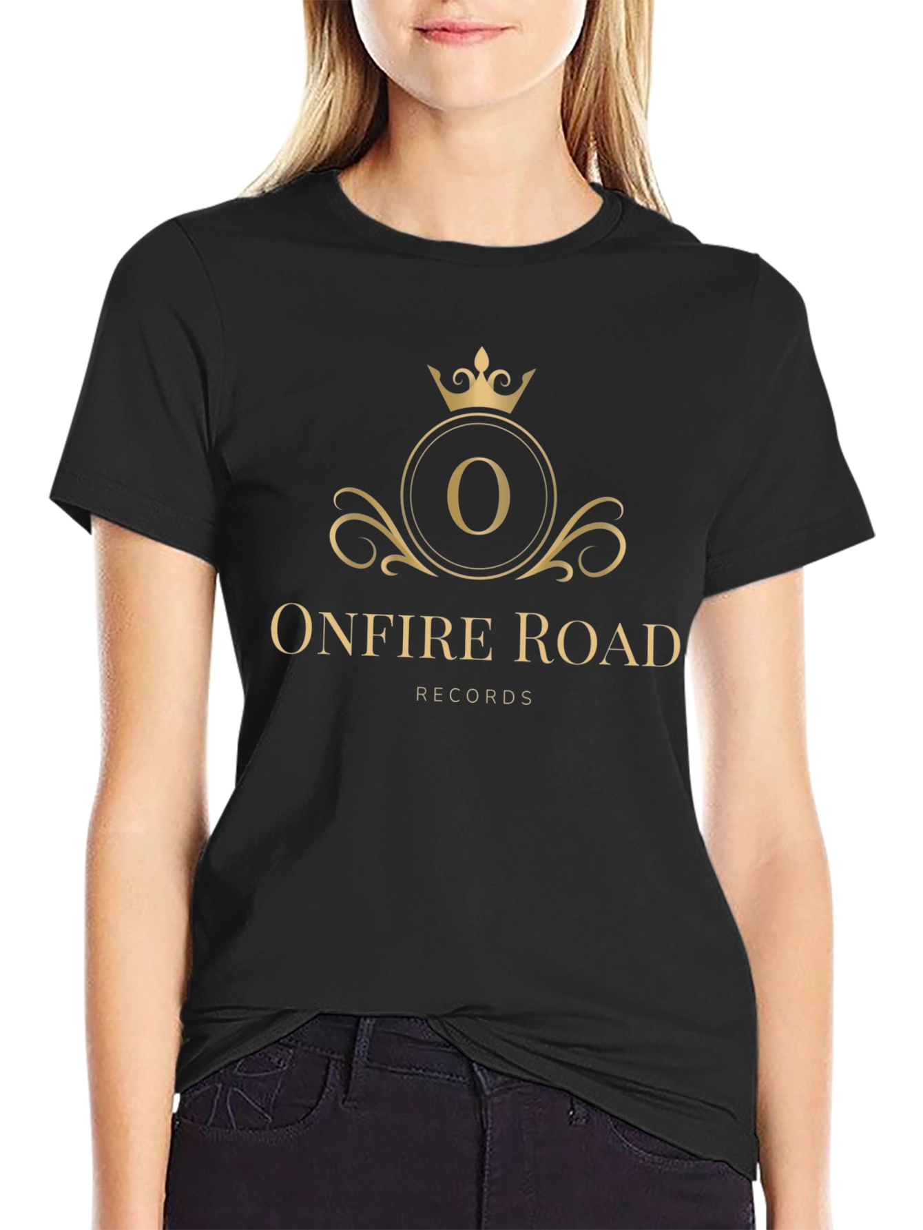 Onfire Road Records Black T-Shirt