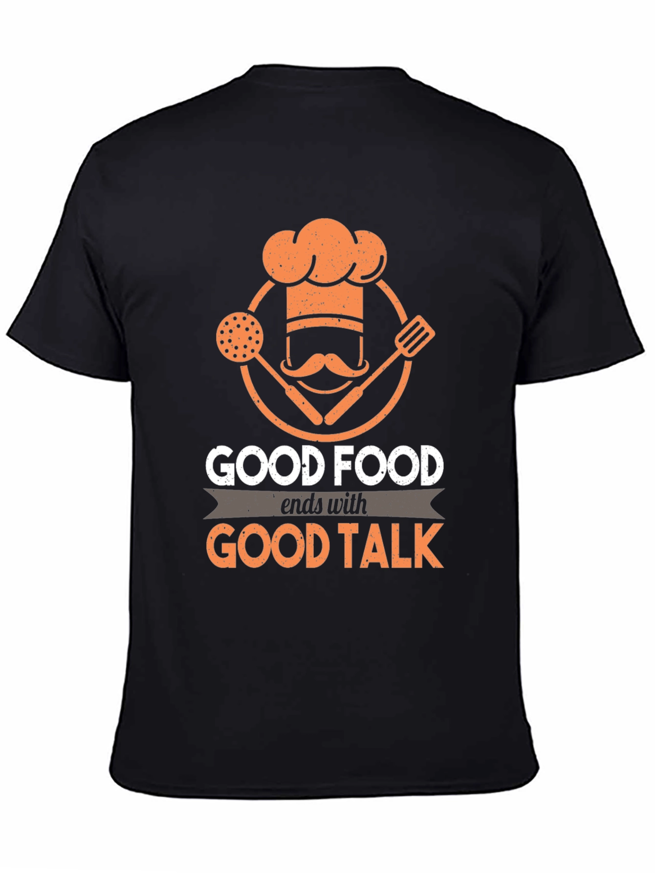 Good Food Good Talk Chef Graphic Tee