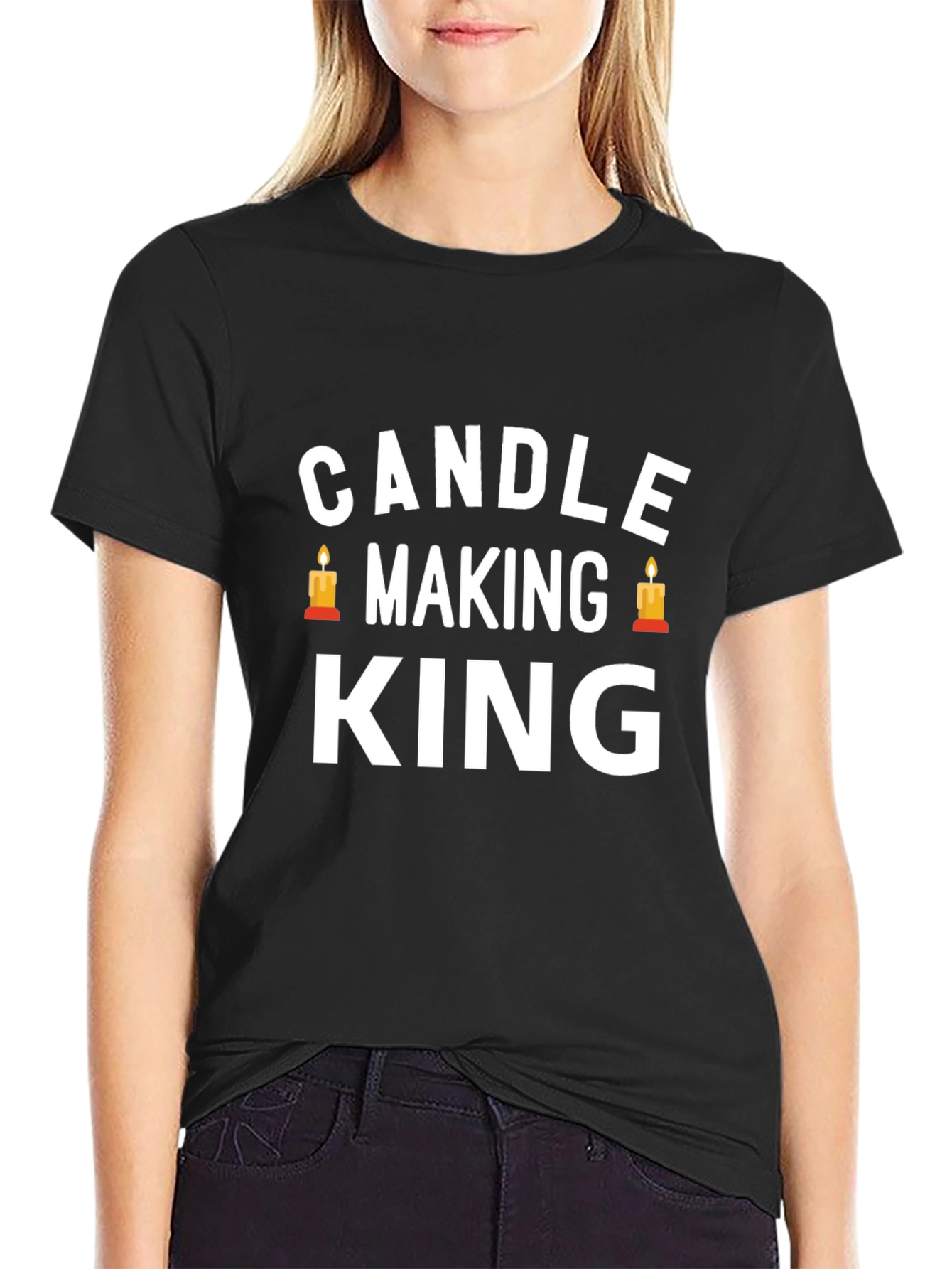 Candle Making King T-Shirt - Black