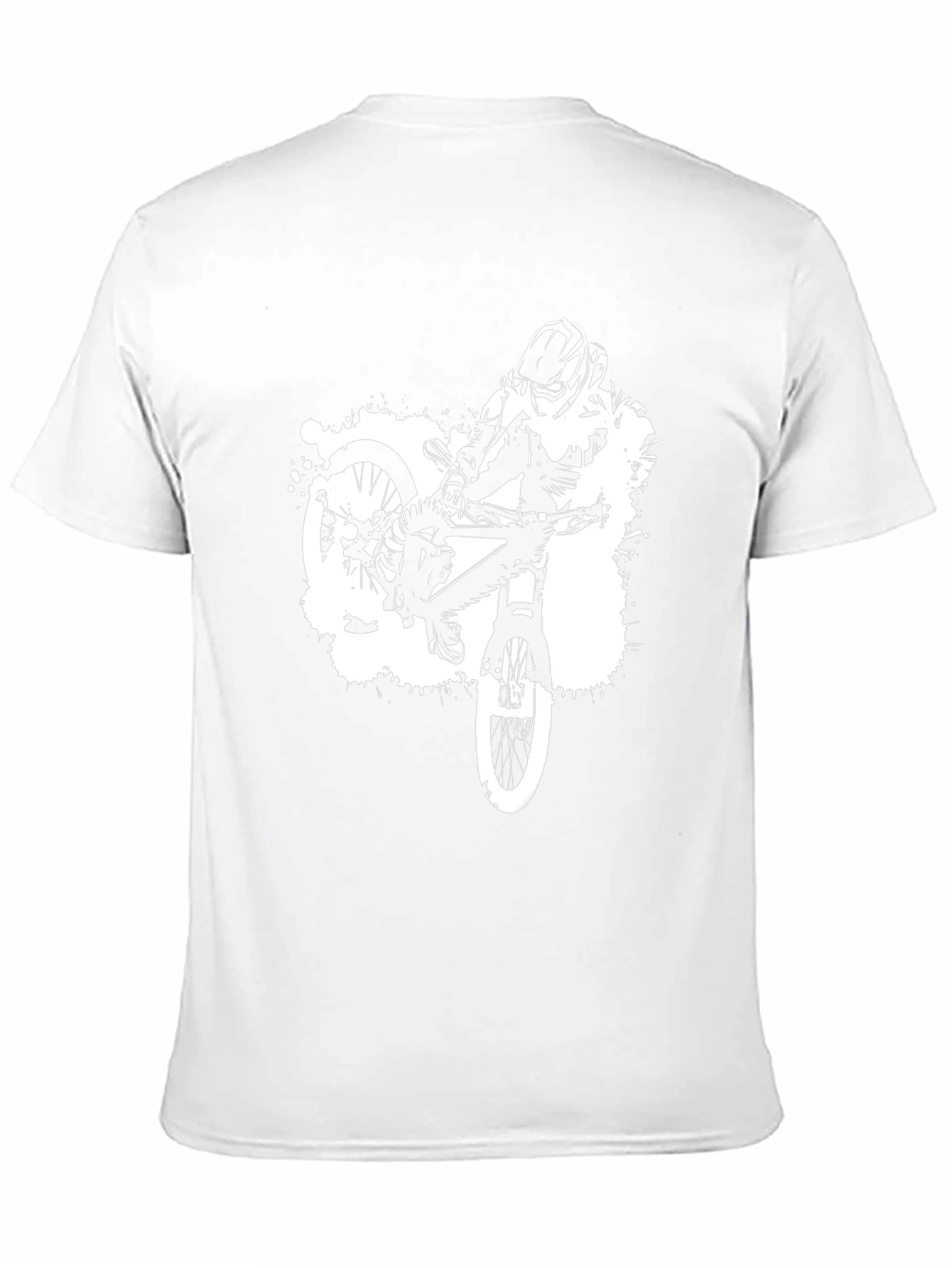 Stylish Black T-Shirt with Biker Graphic