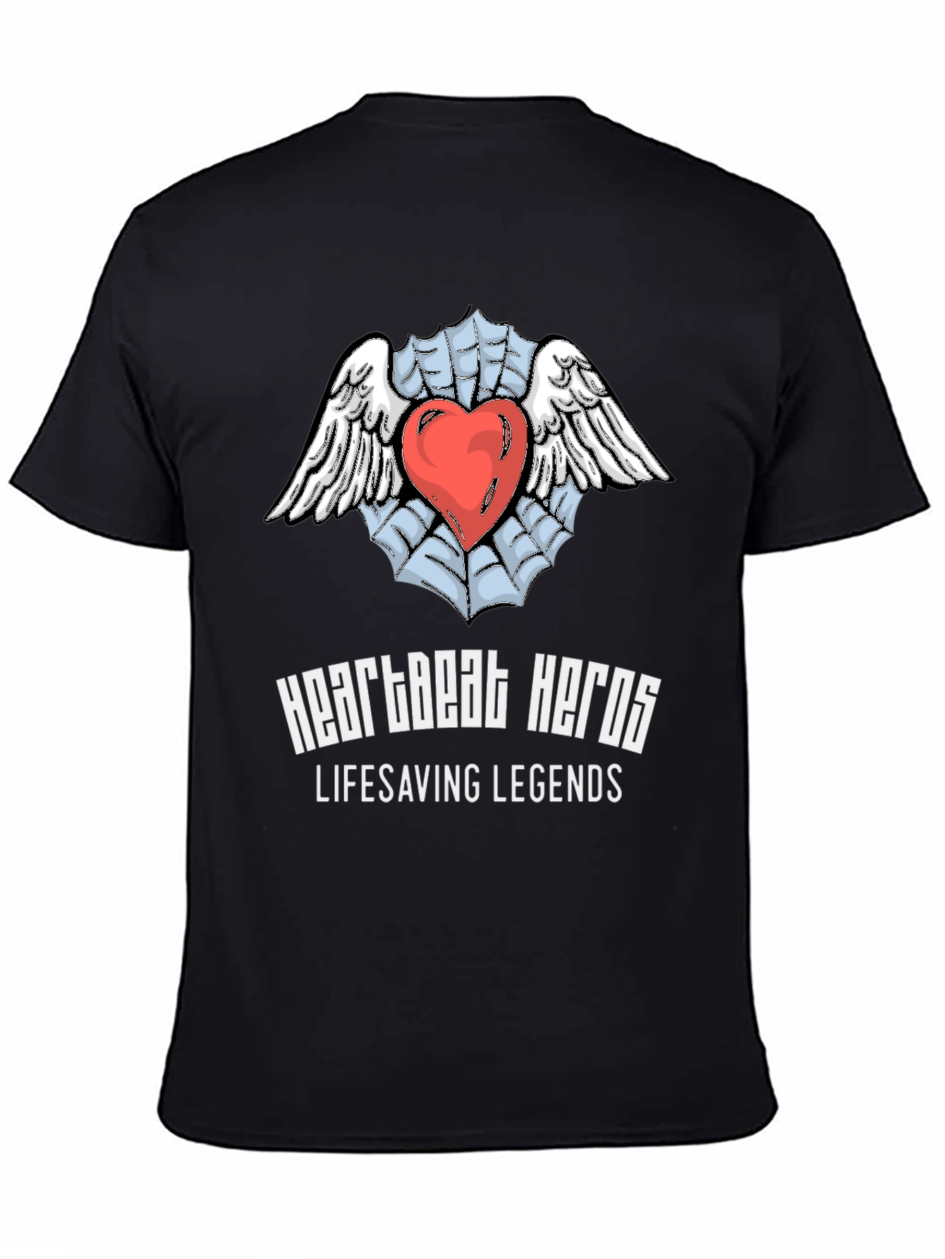 Heartbeat Heroes Lifesaving Legends Graphic T-Shirt