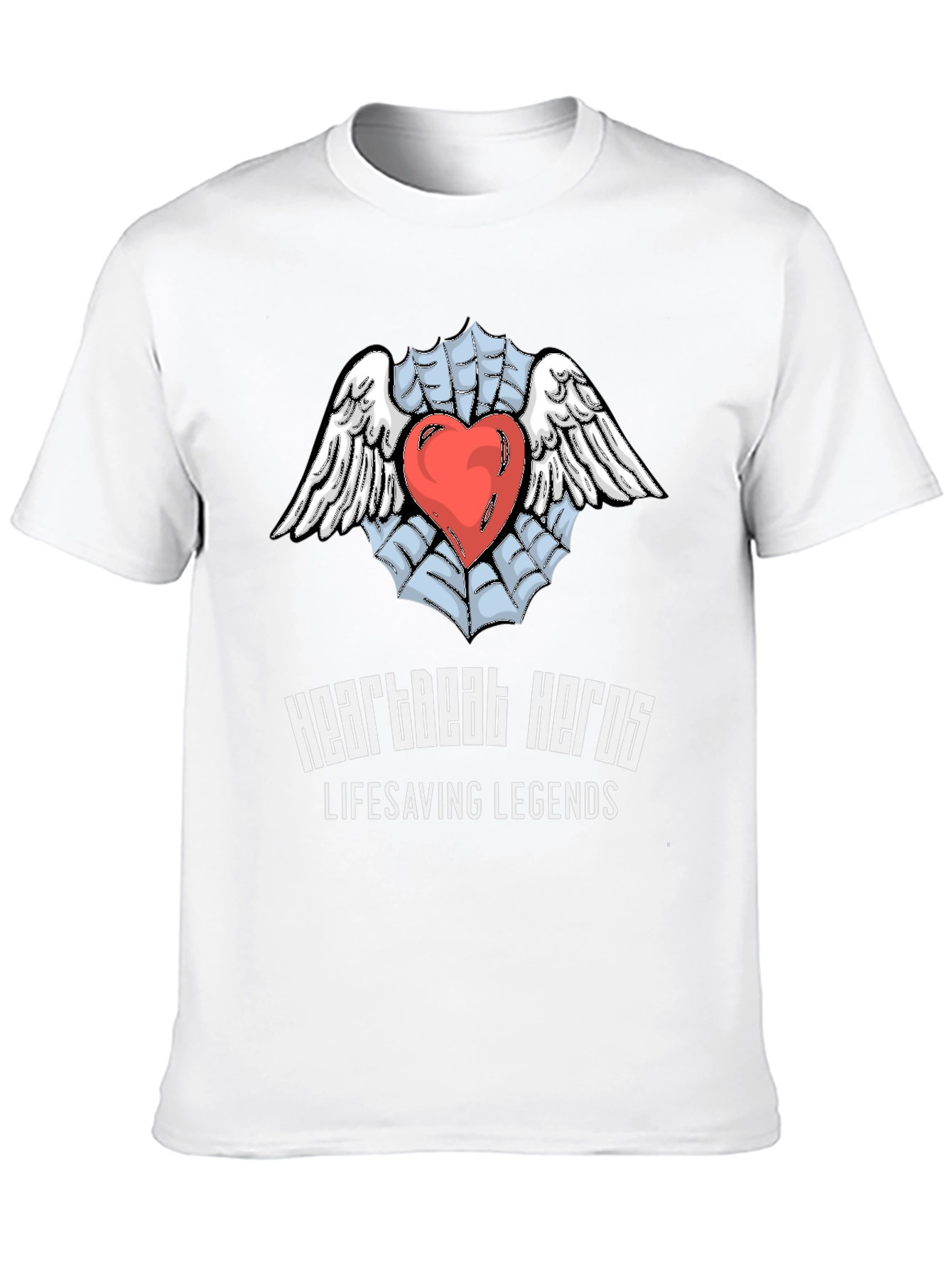 Heartbeat Heroes Lifesaving Legends Graphic T-Shirt