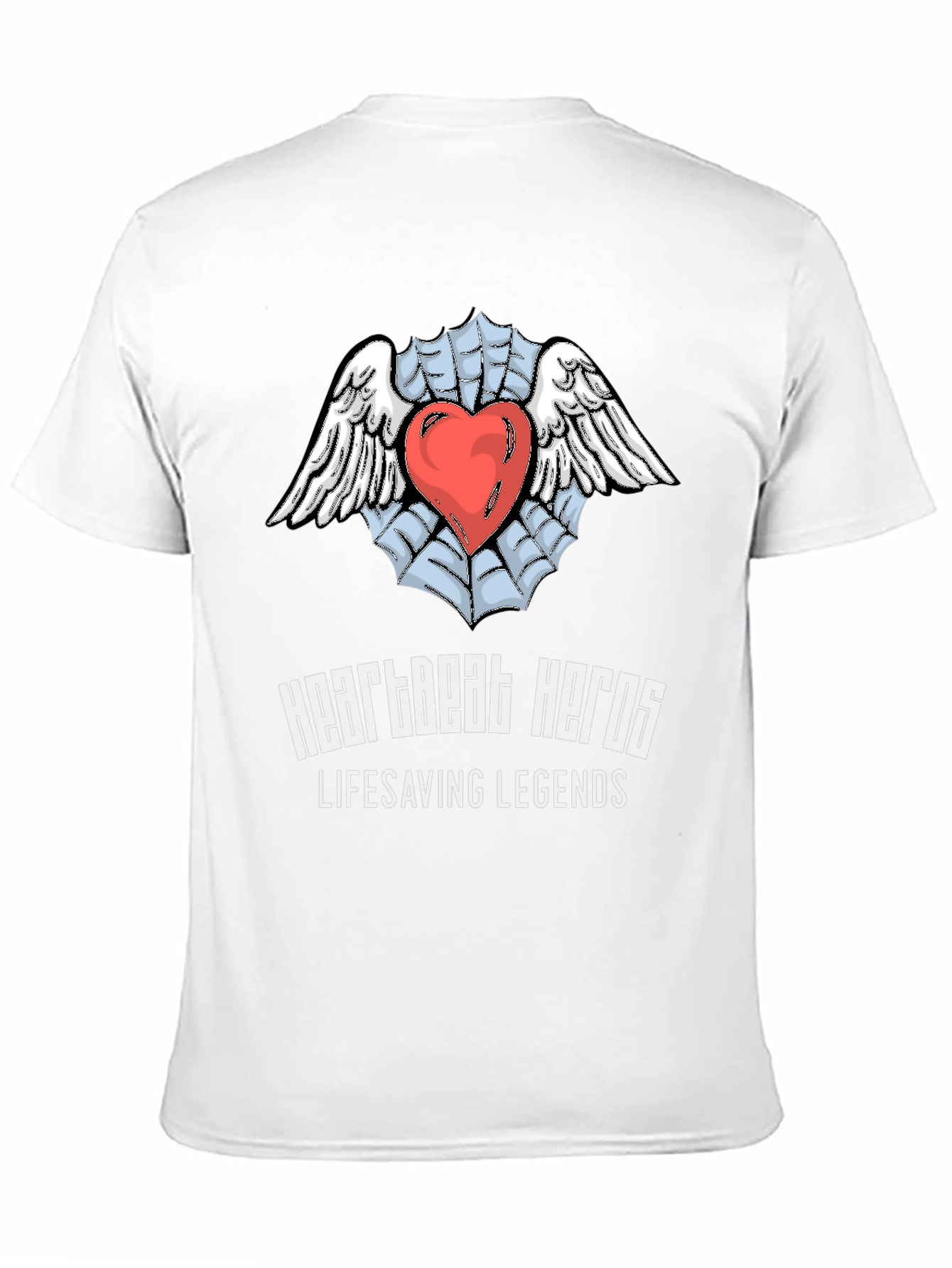 Heartbeat Heroes Lifesaving Legends Graphic T-Shirt