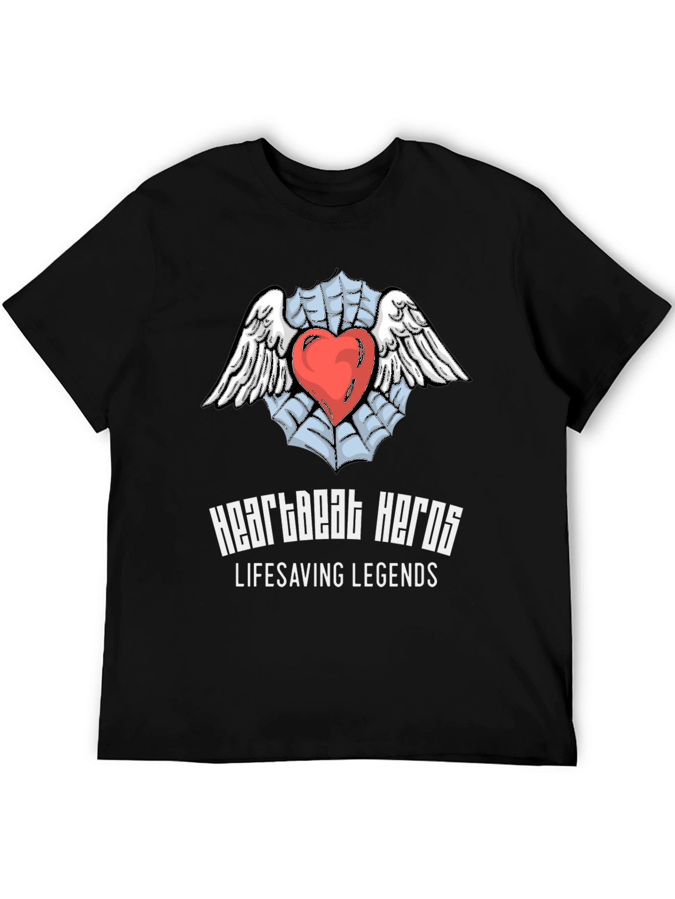 Heartbeat Heroes Lifesaving Legends Graphic T-Shirt