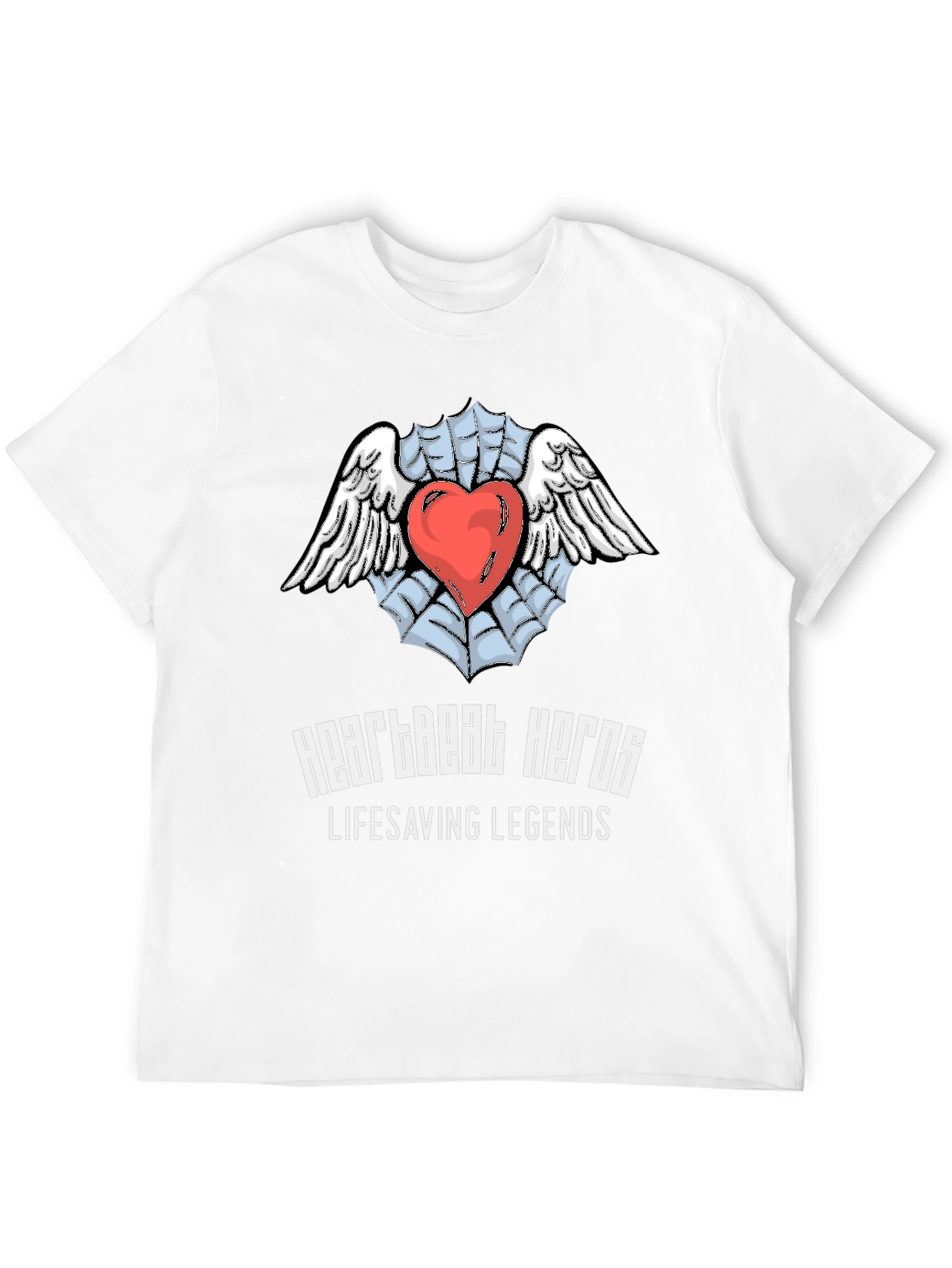 Heartbeat Heroes Lifesaving Legends Graphic T-Shirt