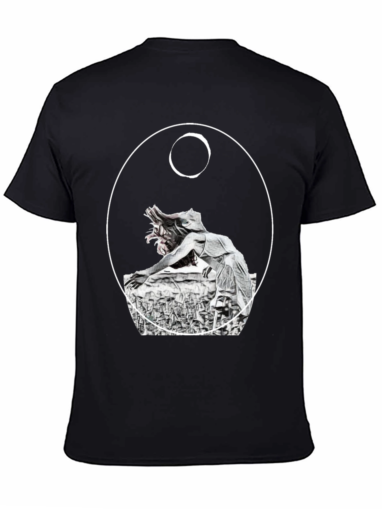 Unique Graphic Tee - Dark Artistic Design