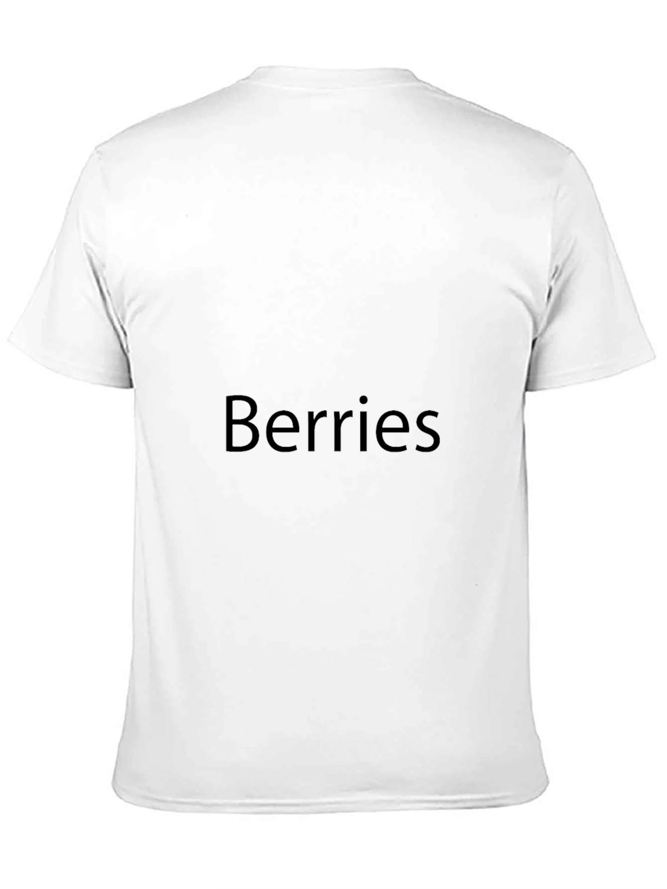 Berries Graphic Black Tee