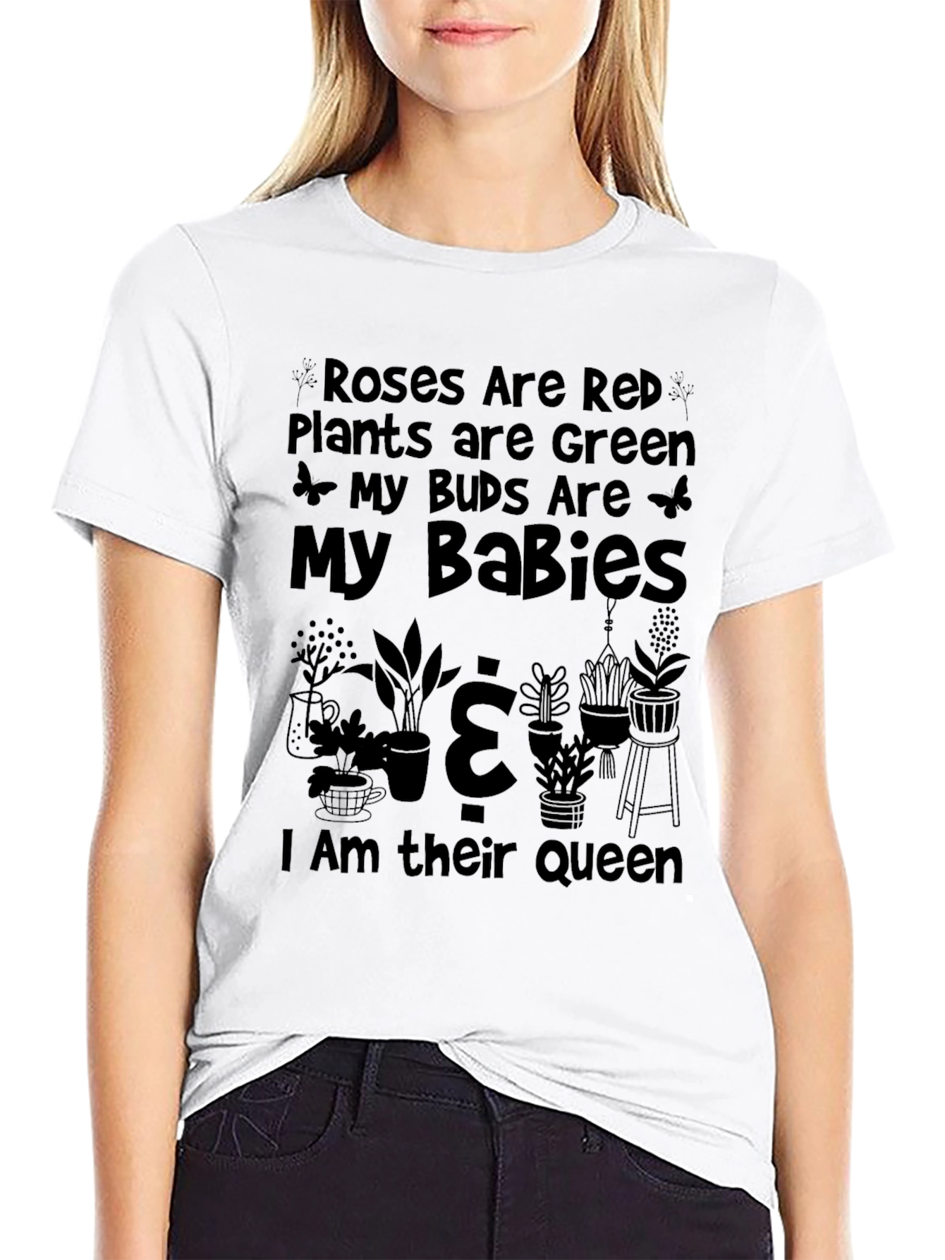 Roses Are Red Plants Are Green T-Shirt