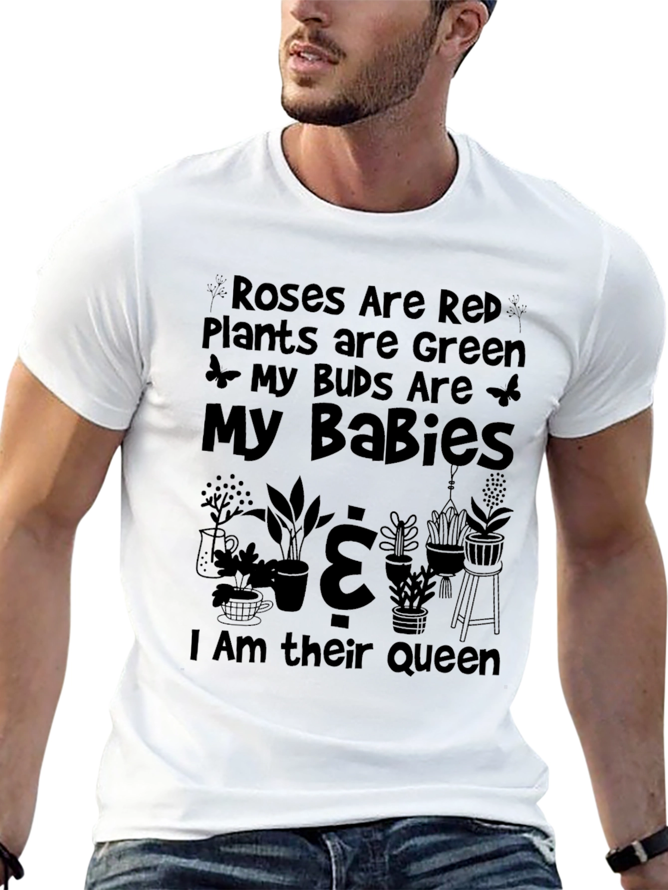 Roses Are Red Plants Are Green T-Shirt