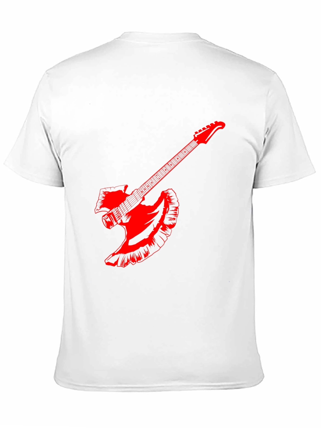 Axe Guitar Black Tee - Rock and Roll Fashion