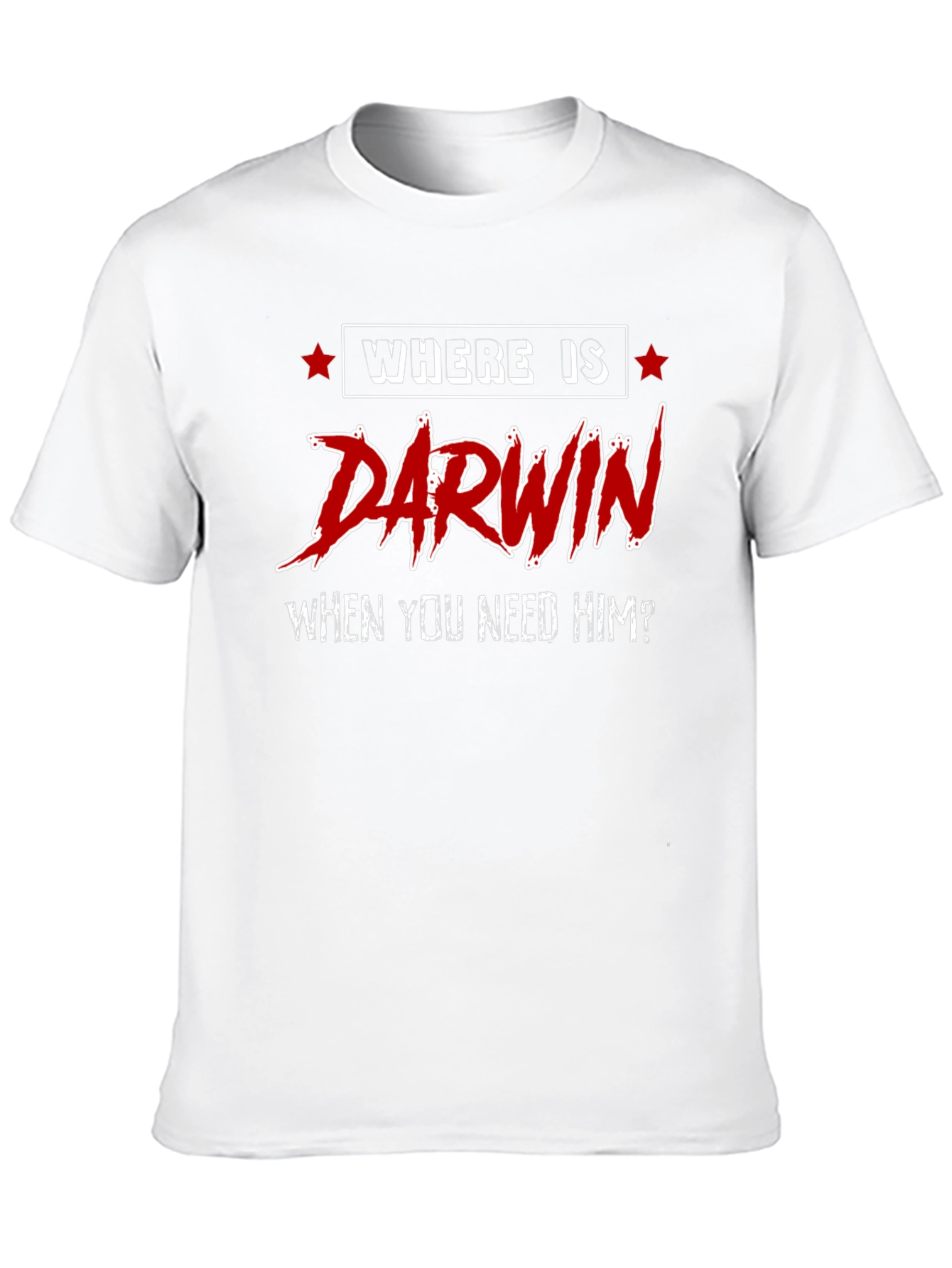 Where is Darwin T-Shirt - Funny Evolution Tee