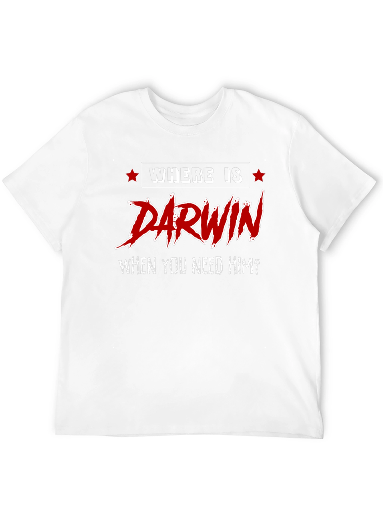 Where is Darwin T-Shirt - Funny Evolution Tee