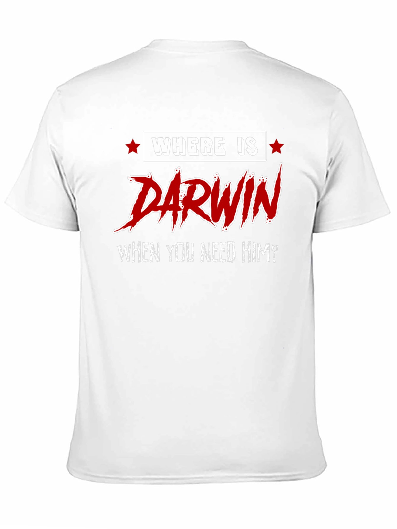Where is Darwin T-Shirt - Funny Evolution Tee