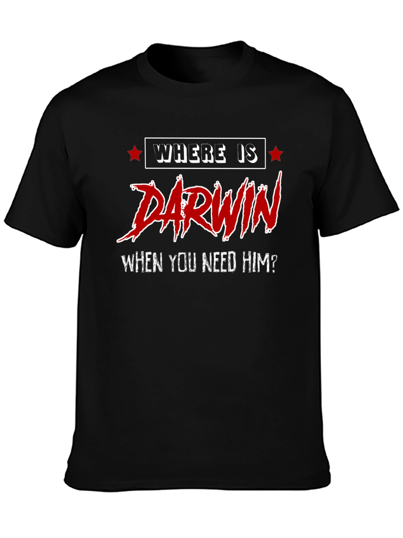 Where is Darwin T-Shirt - Funny Evolution Tee