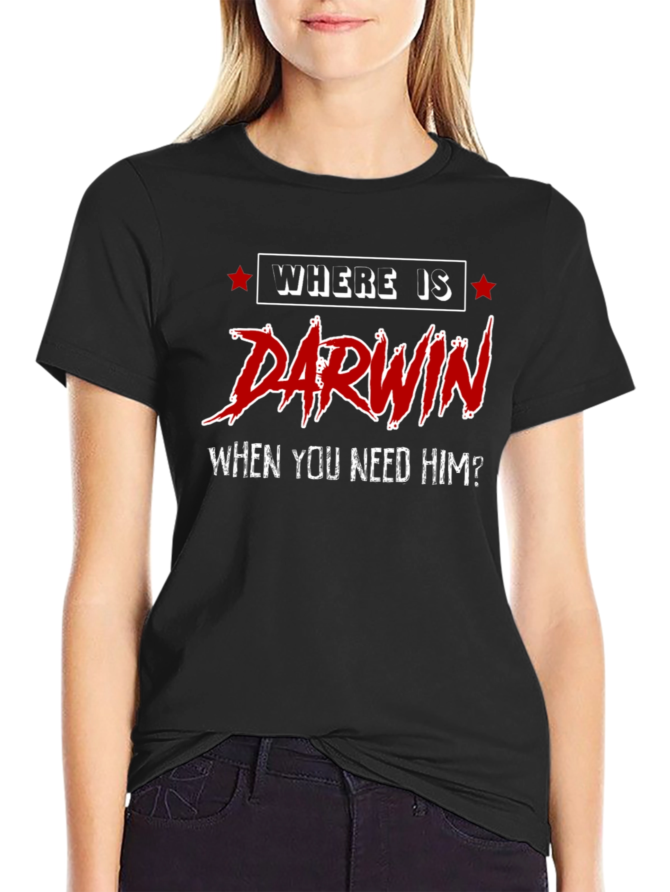 Where is Darwin T-Shirt - Funny Evolution Tee