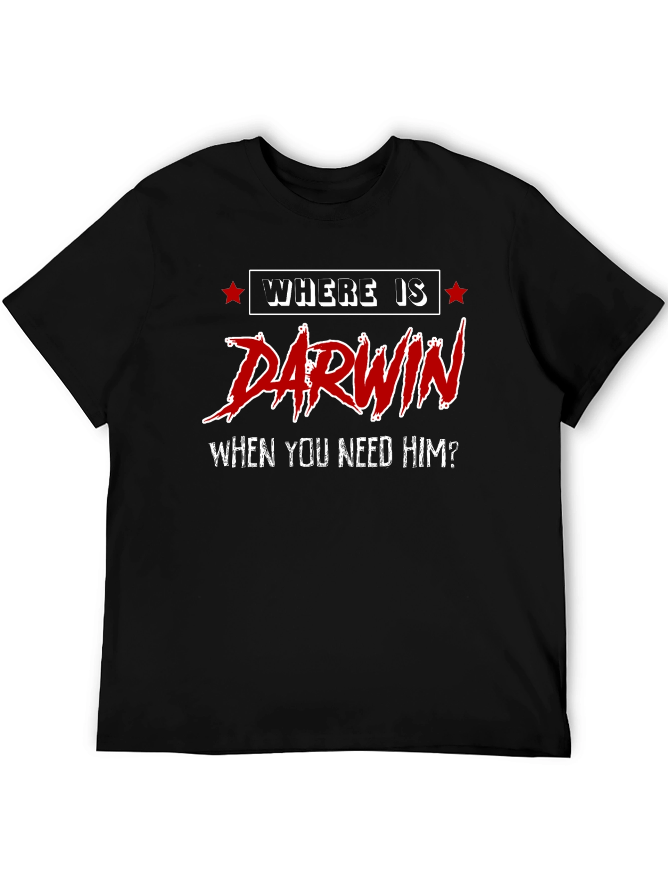 Where is Darwin T-Shirt - Funny Evolution Tee