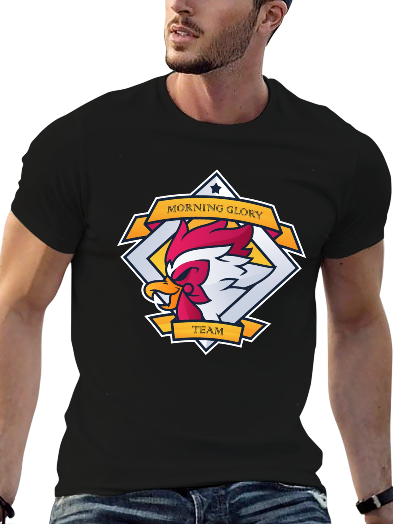 Morning Glory Team Rooster Graphic Tee