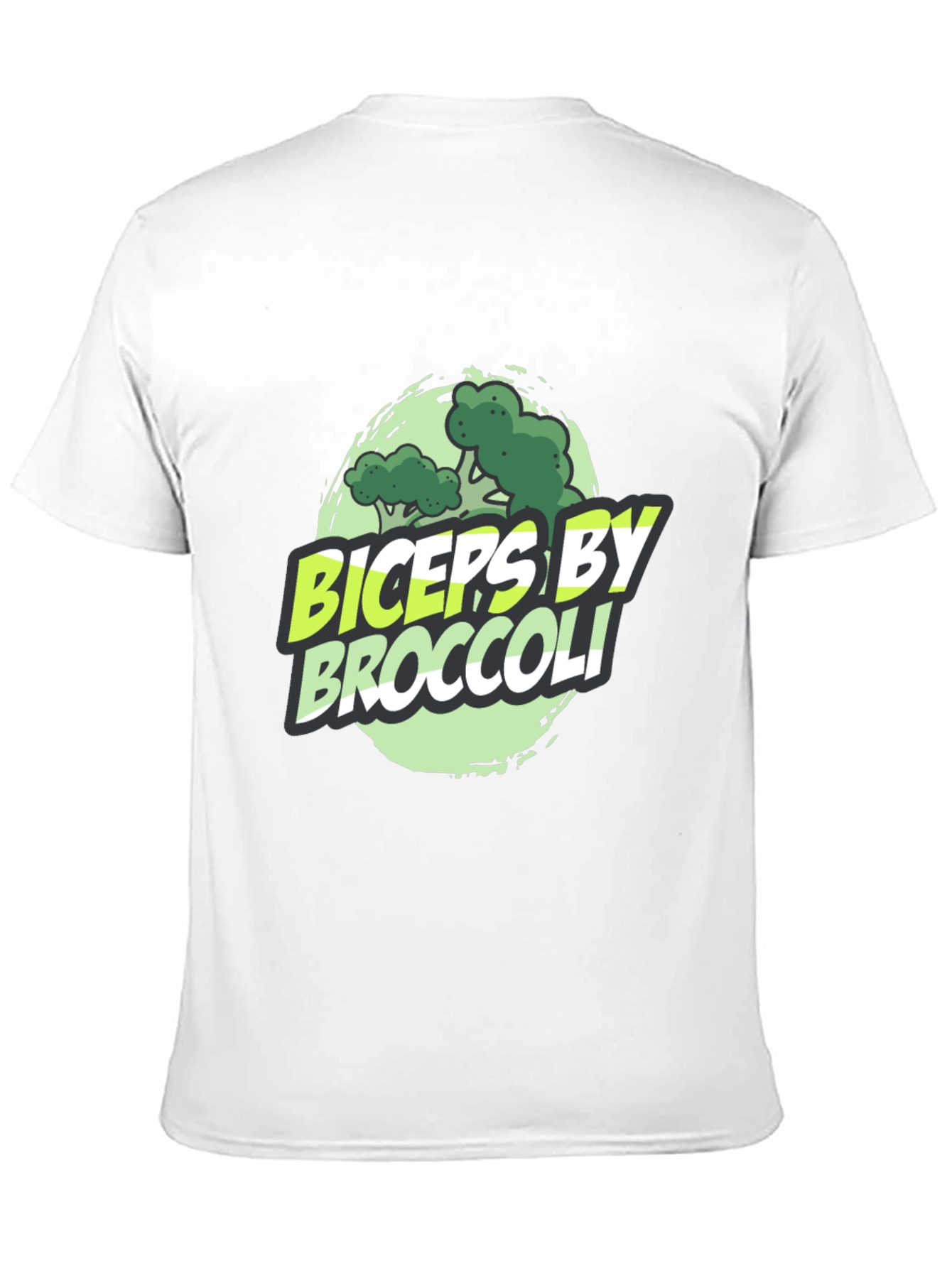Biceps by Broccoli Mens Black Graphic T-Shirt