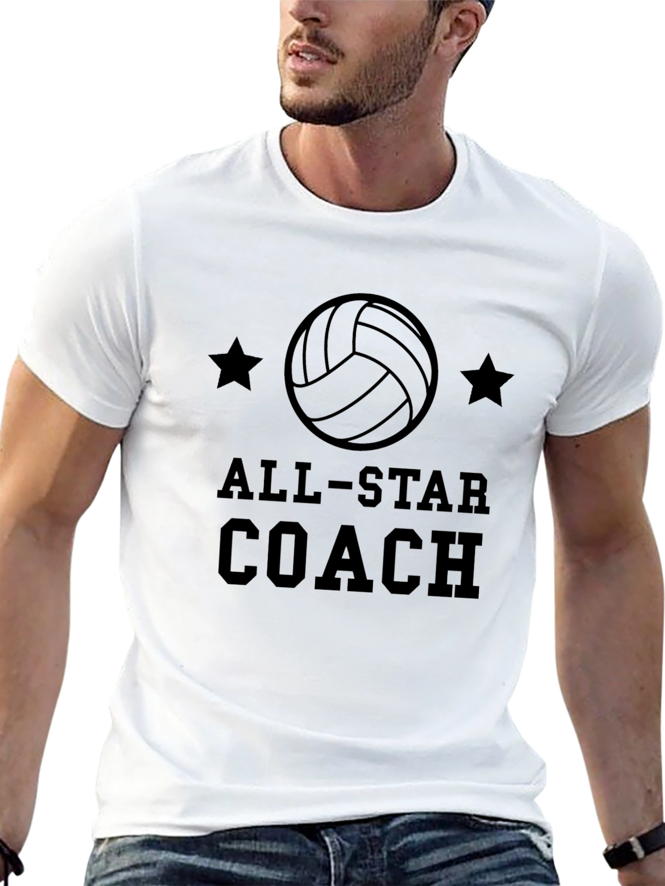 All-Star Coach Volleyball Graphic Tee