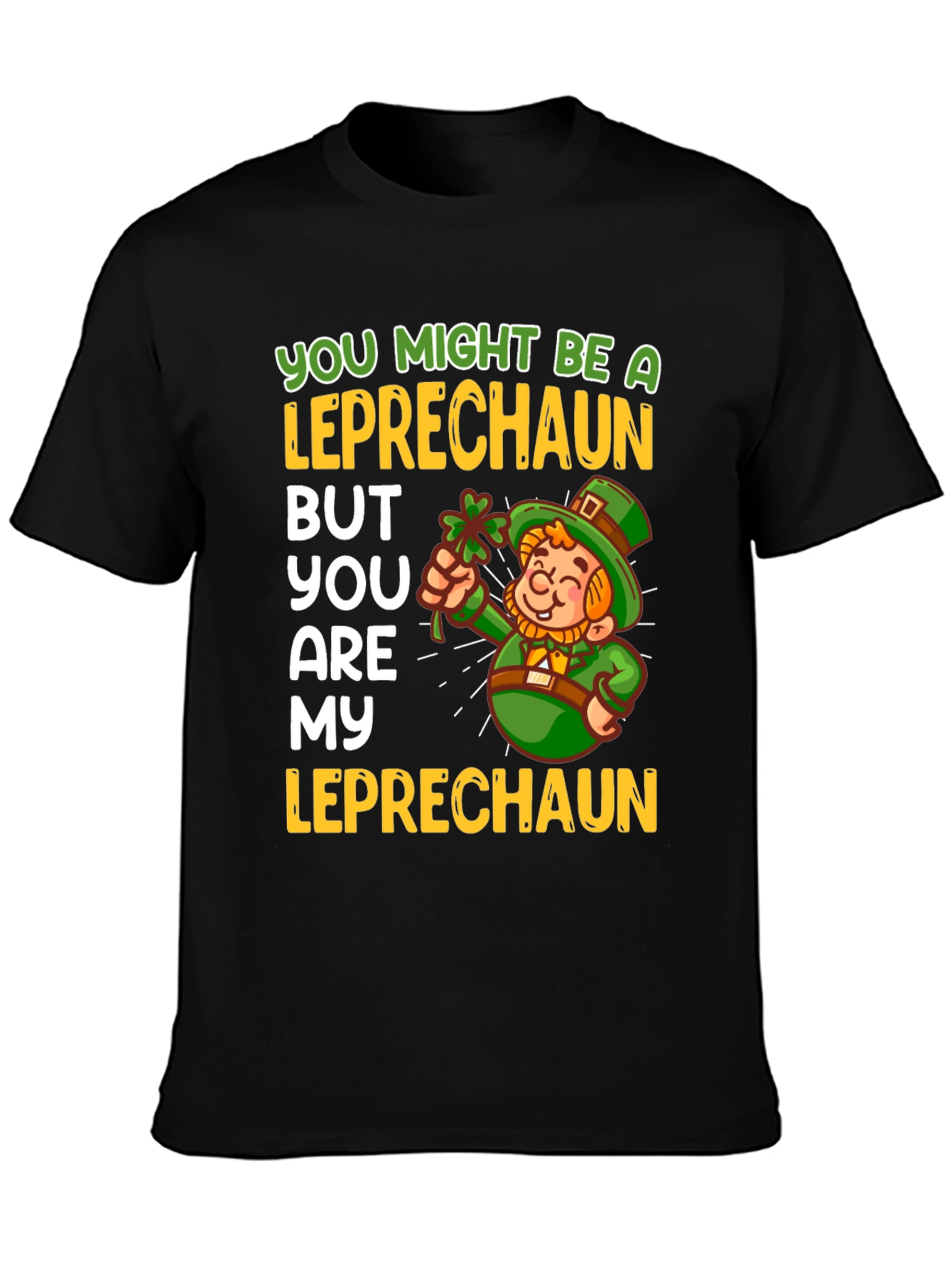 Leprechaun Graphic Tee: St. Patricks Day