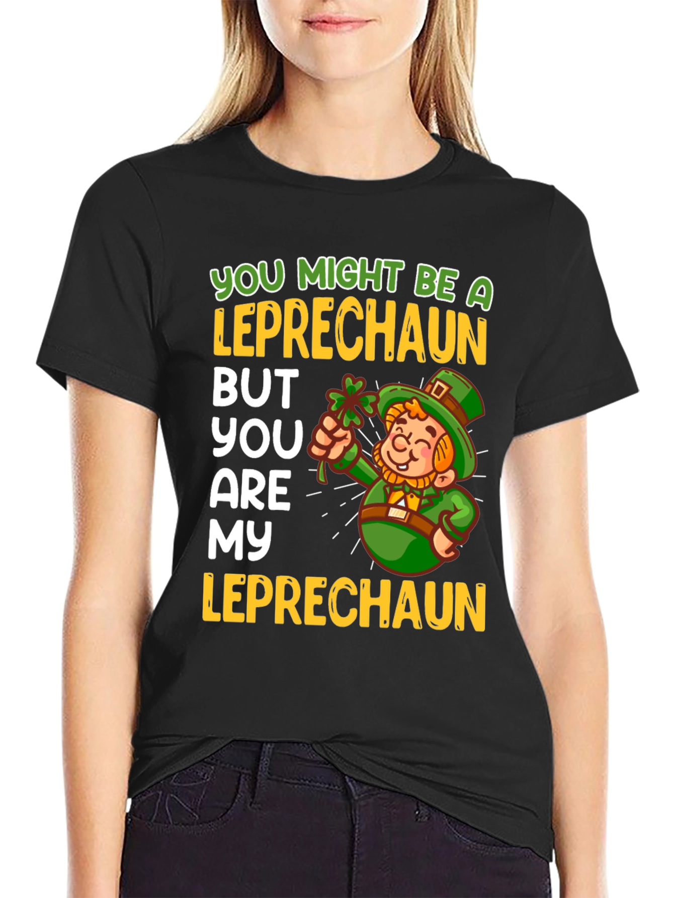 Leprechaun Graphic Tee: St. Patricks Day