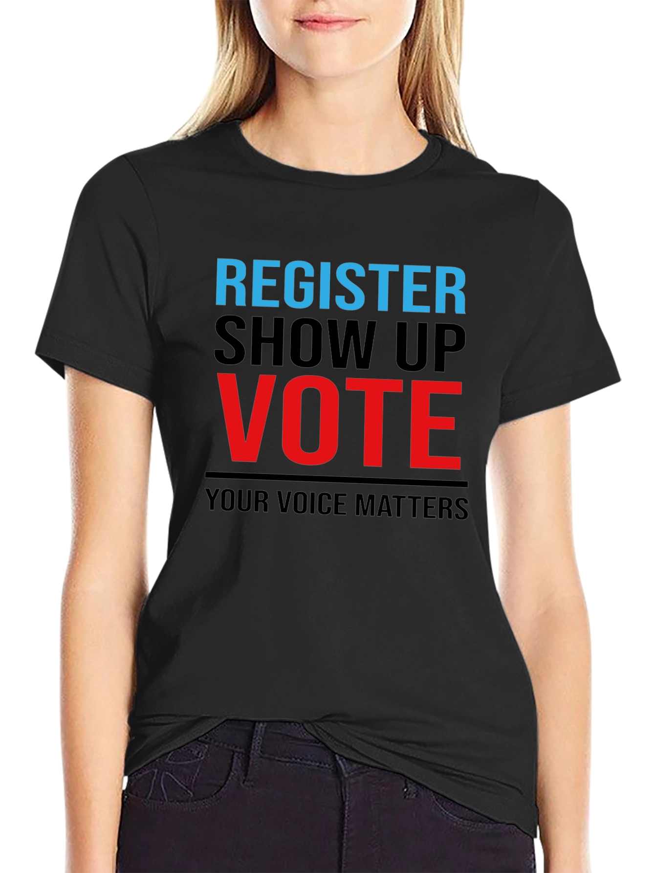 Register Show Up Vote Graphic Tee
