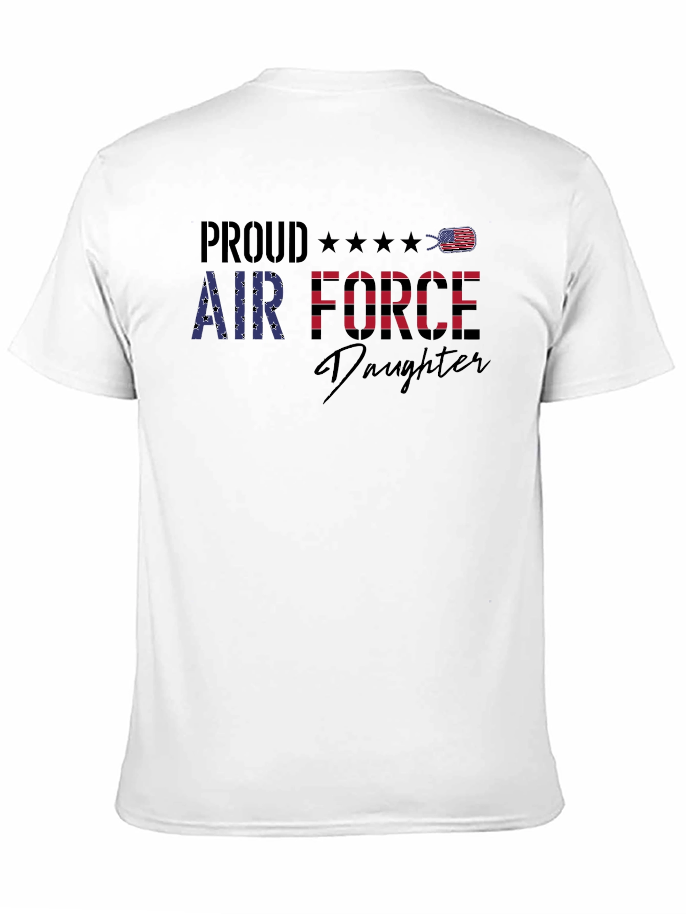 Proud Air Force Daughter Graphic Tee