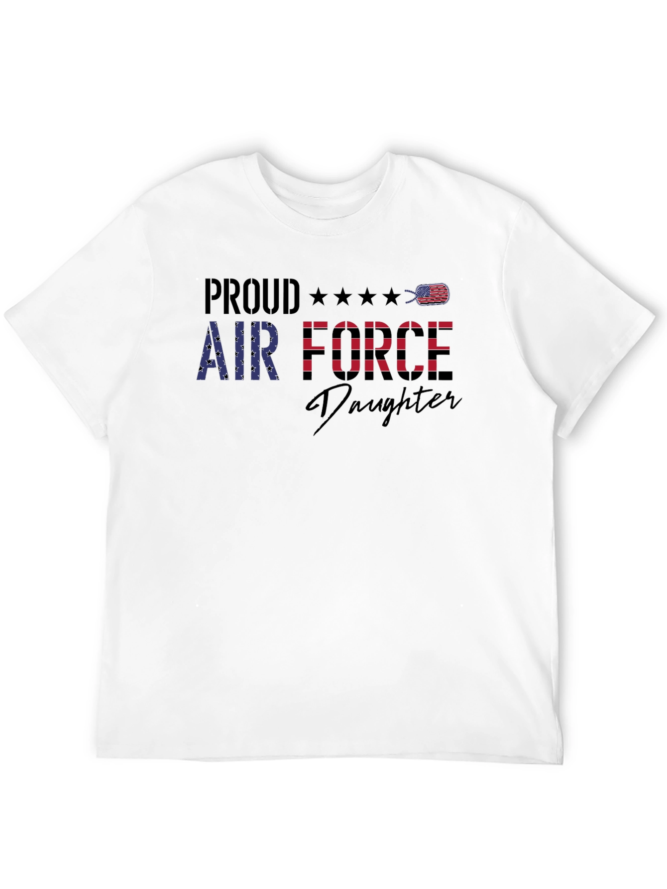 Proud Air Force Daughter Graphic Tee