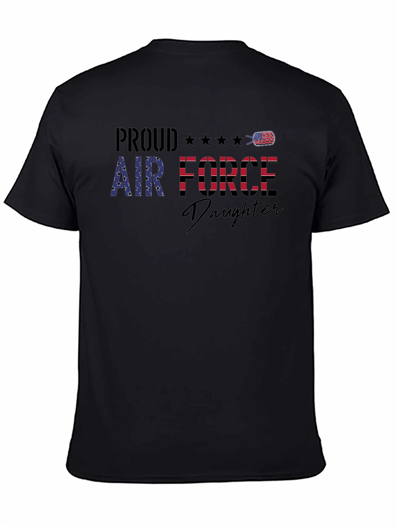 Proud Air Force Daughter Graphic Tee