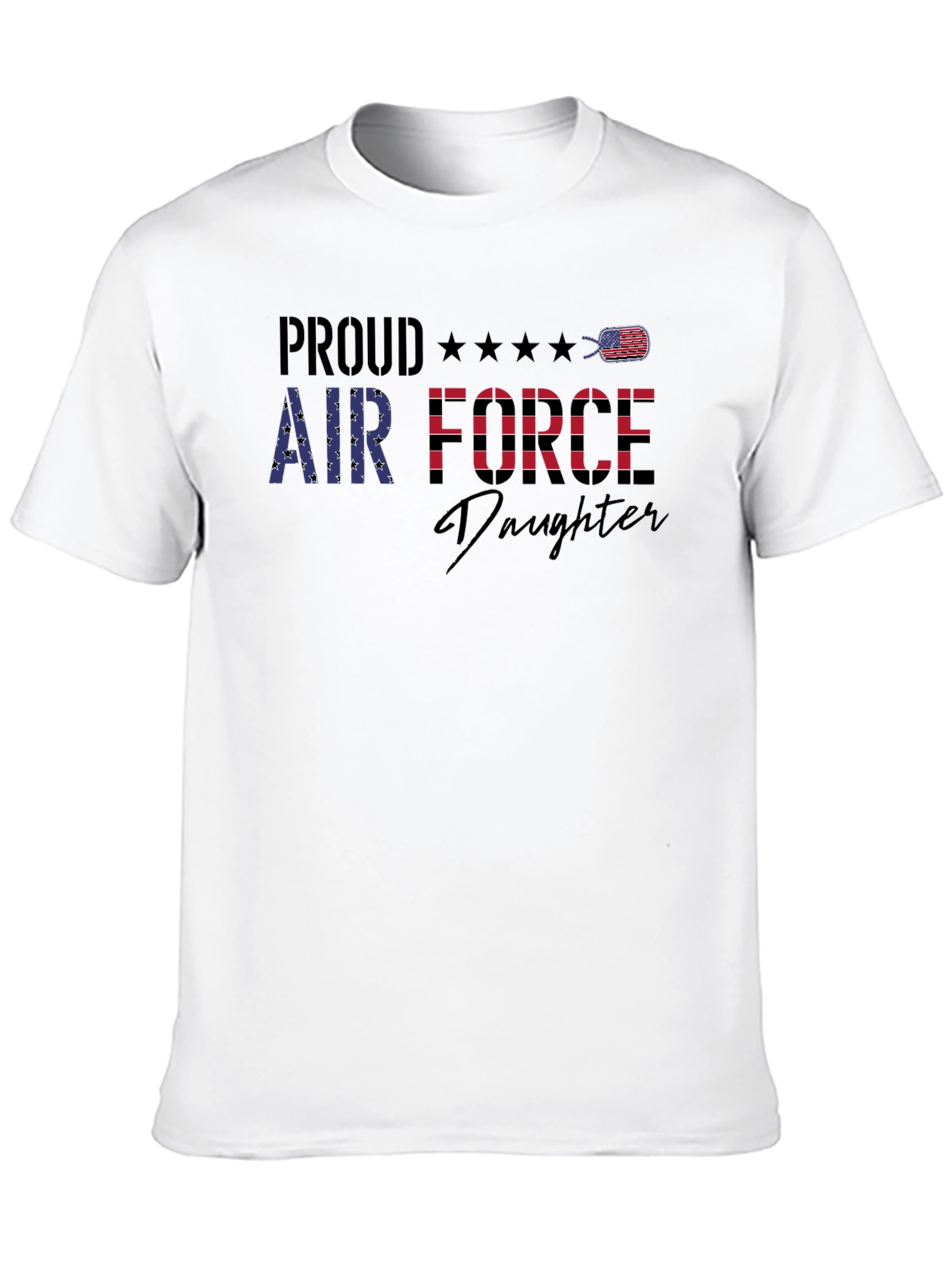 Proud Air Force Daughter Graphic Tee