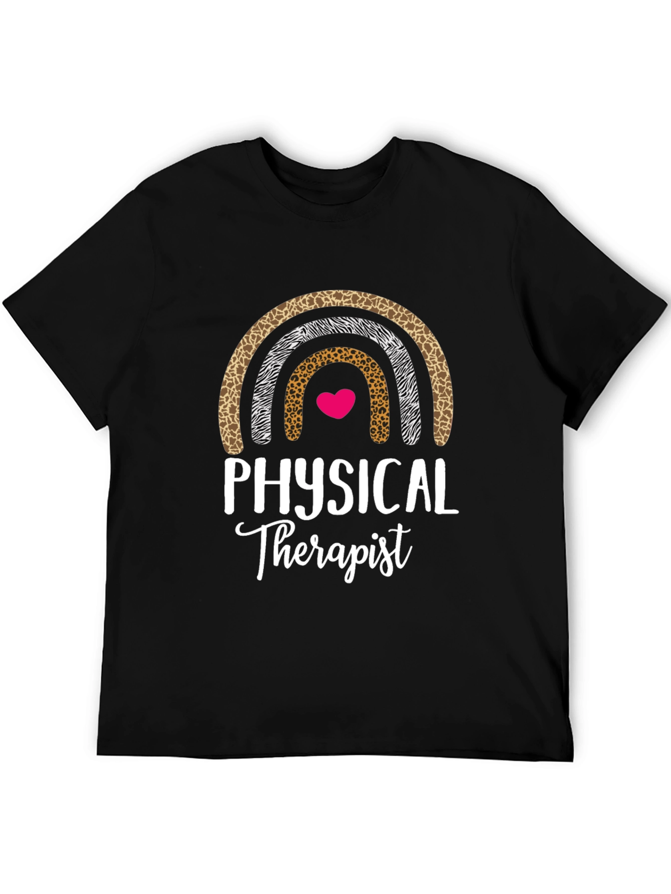 Physical Therapist Rainbow Graphic Tee