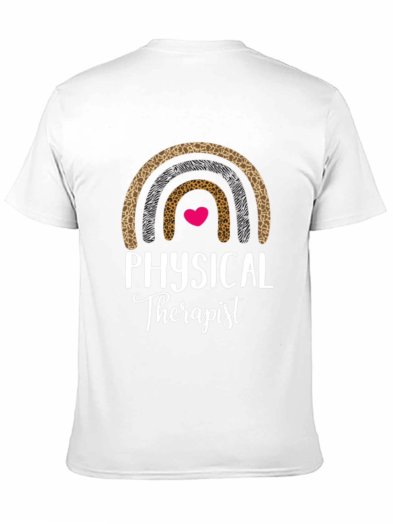 Physical Therapist Rainbow Graphic Tee
