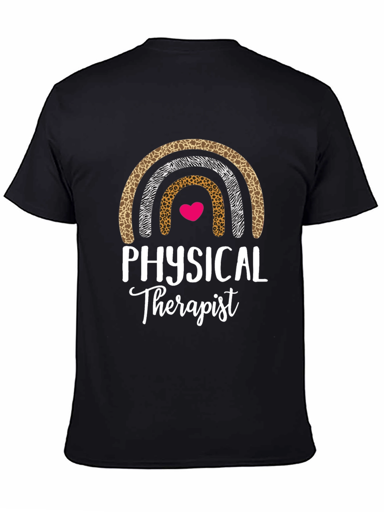 Physical Therapist Rainbow Graphic Tee