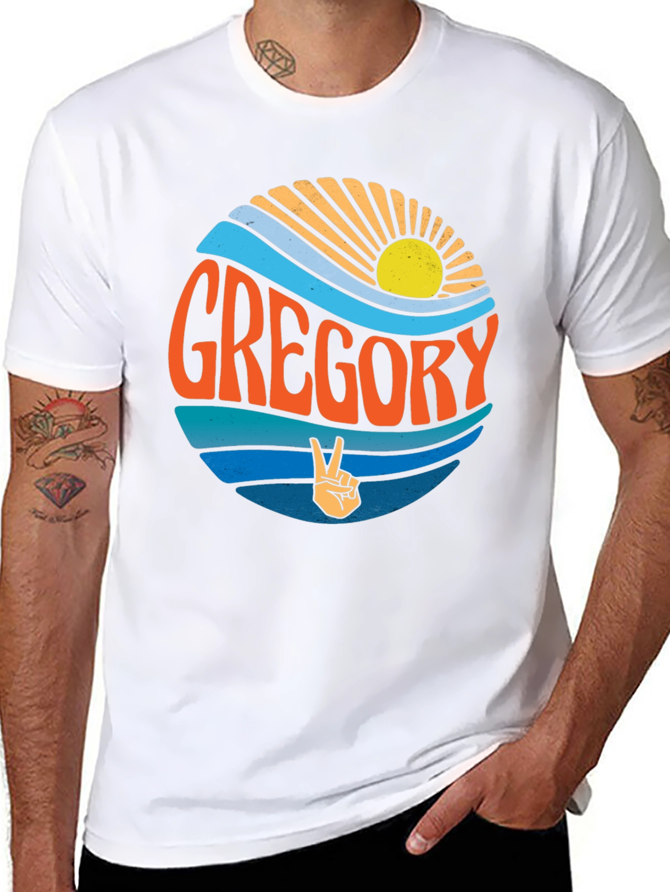 Gregory Retro T-Shirt - Peace & Sunshine