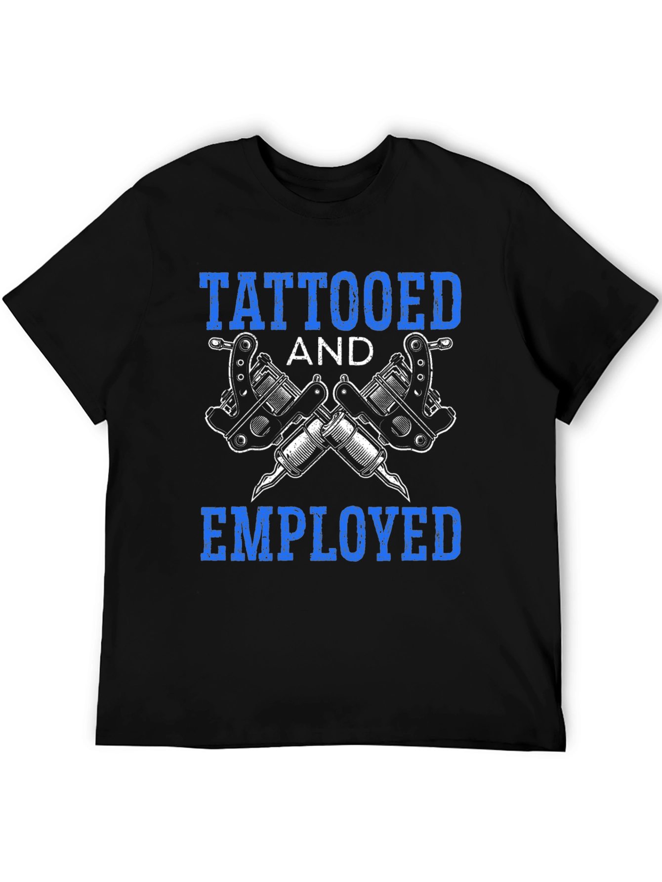 Tattooed and Employed Graphic T-Shirt - Black