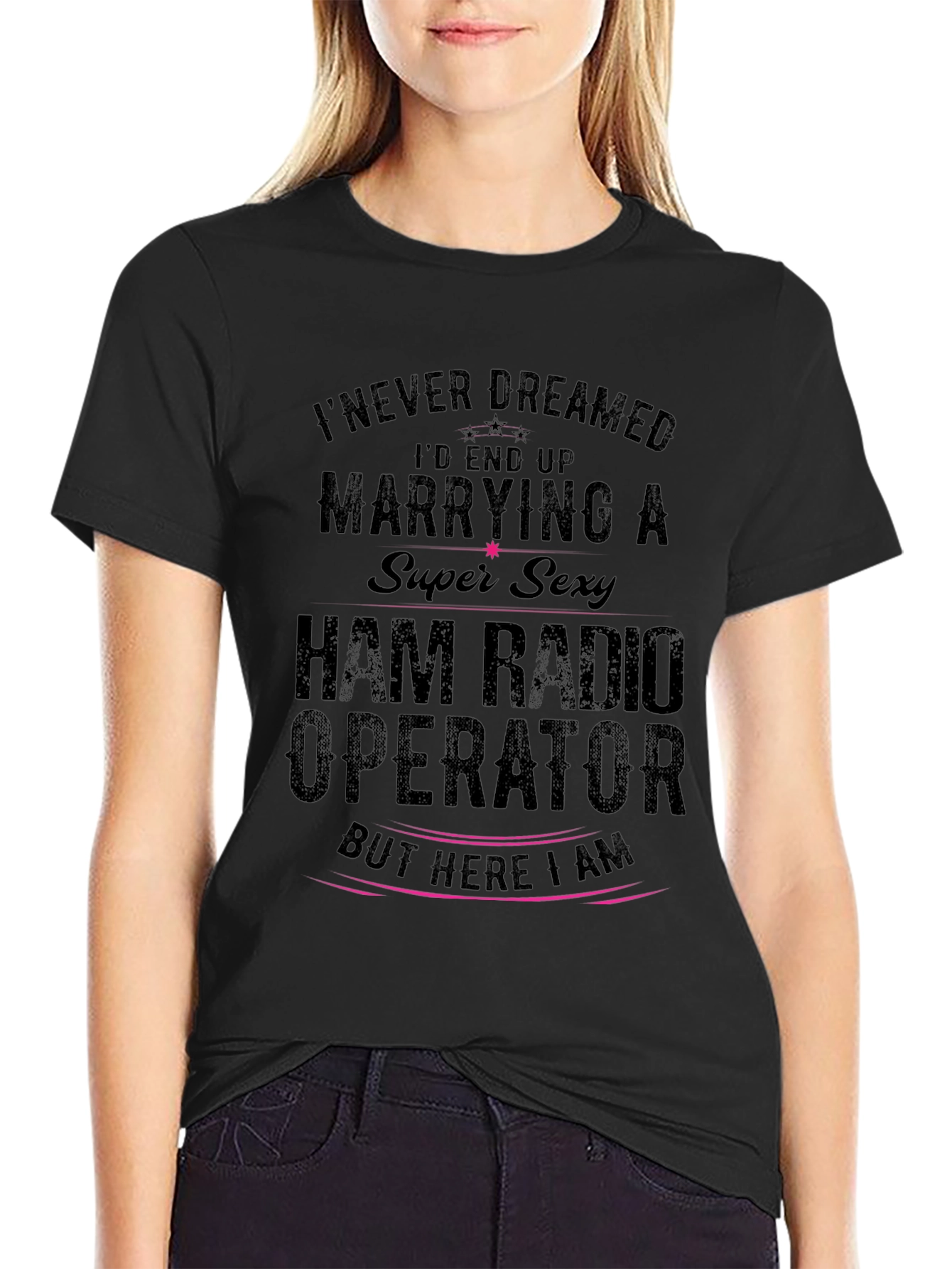 Ham Radio Operator Husband T-Shirt