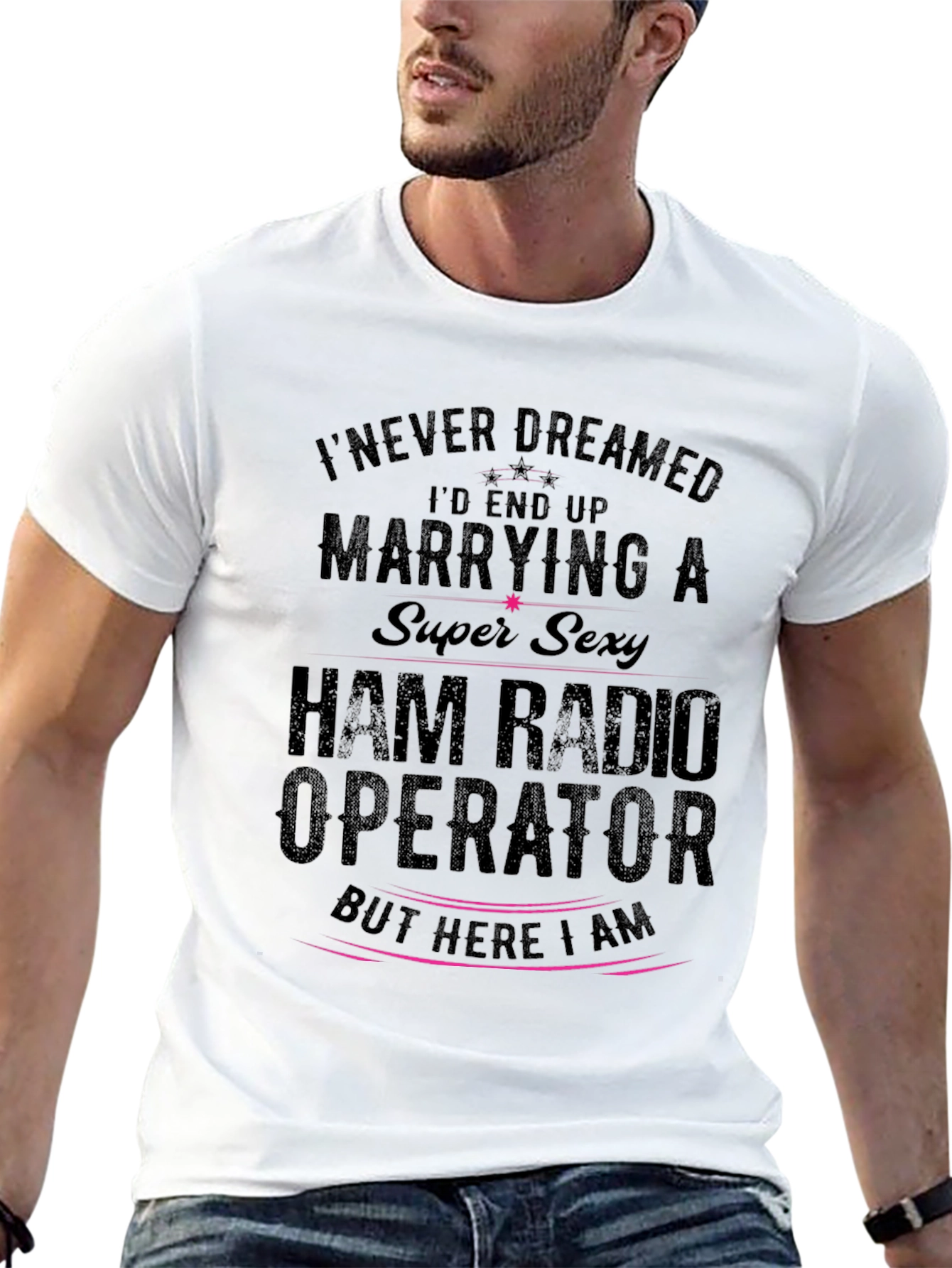 Ham Radio Operator Husband T-Shirt
