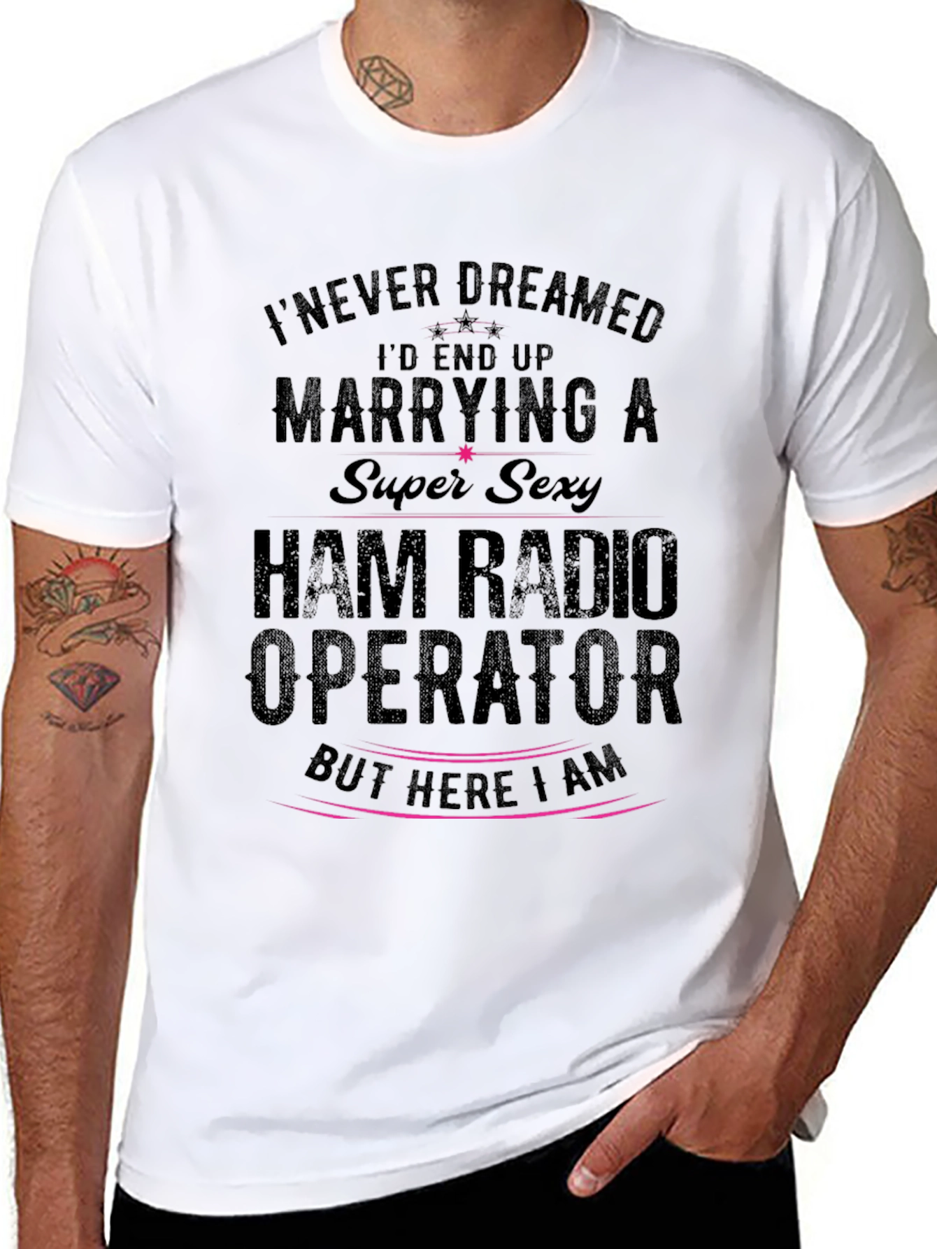 Ham Radio Operator Husband T-Shirt