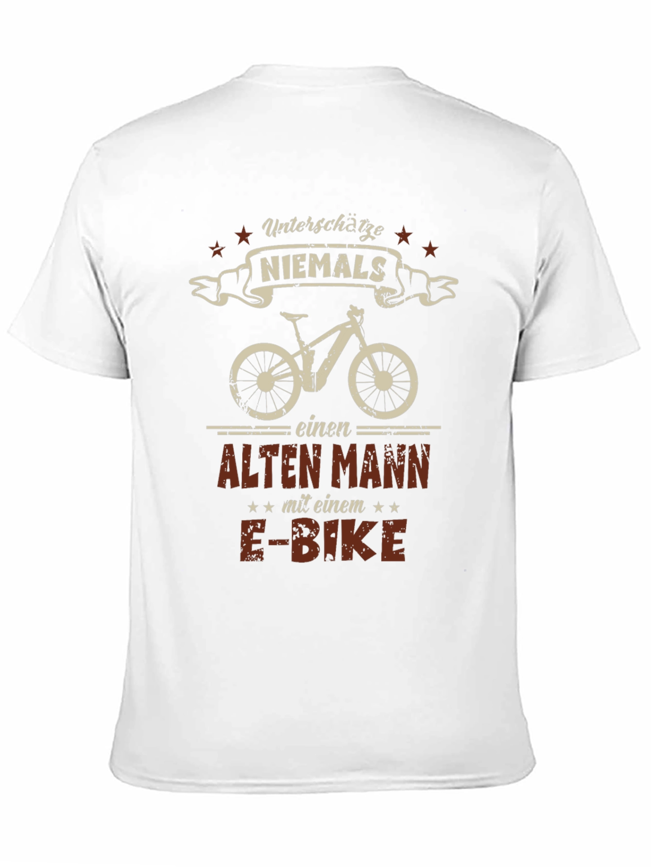 Funny German E-Bike Old Man T-Shirt
