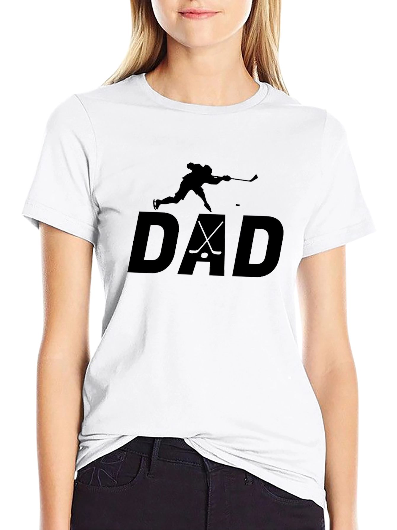 Hockey Dad T-Shirt - Black Tee