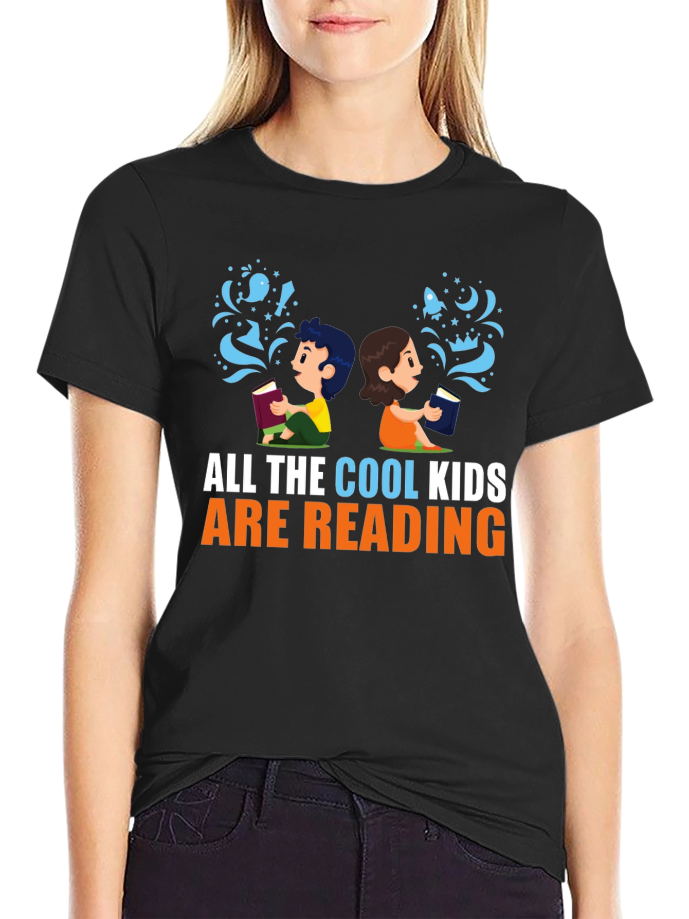 Cool Kids Reading T-Shirt - Book Lover Tee