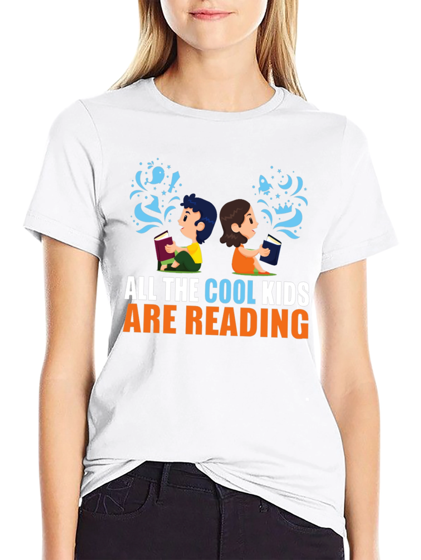 Cool Kids Reading T-Shirt - Book Lover Tee