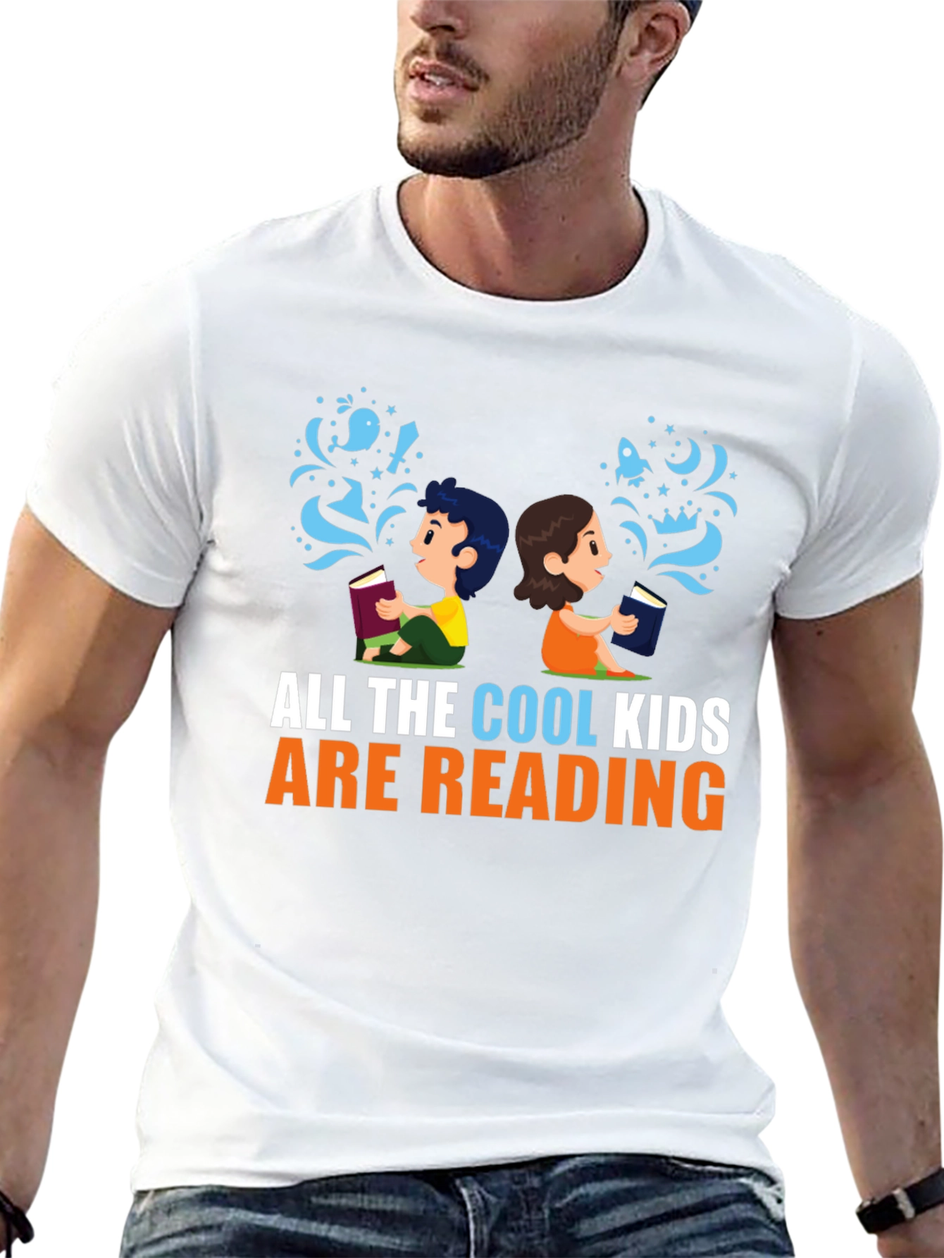 Cool Kids Reading T-Shirt - Book Lover Tee