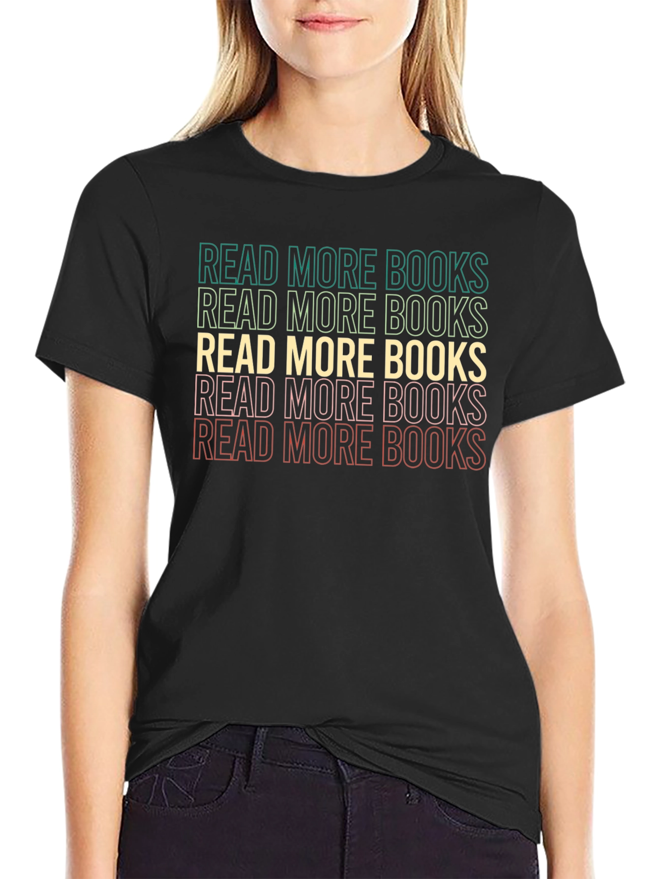 Read More Books Graphic Tee - Retro Style