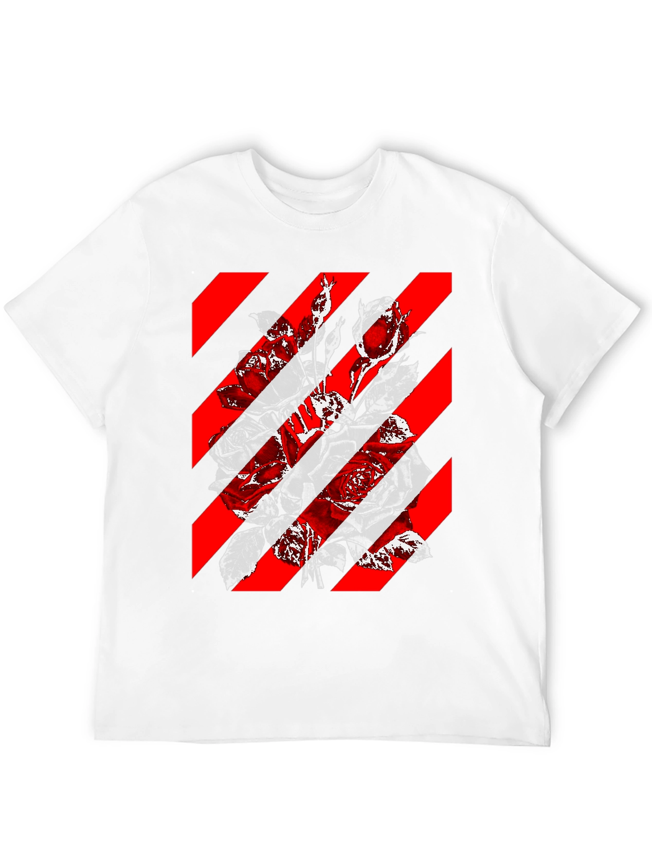 Floral Stripe Graphic Tee