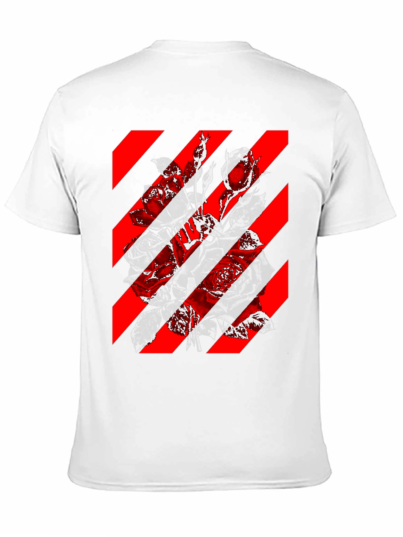 Floral Stripe Graphic Tee